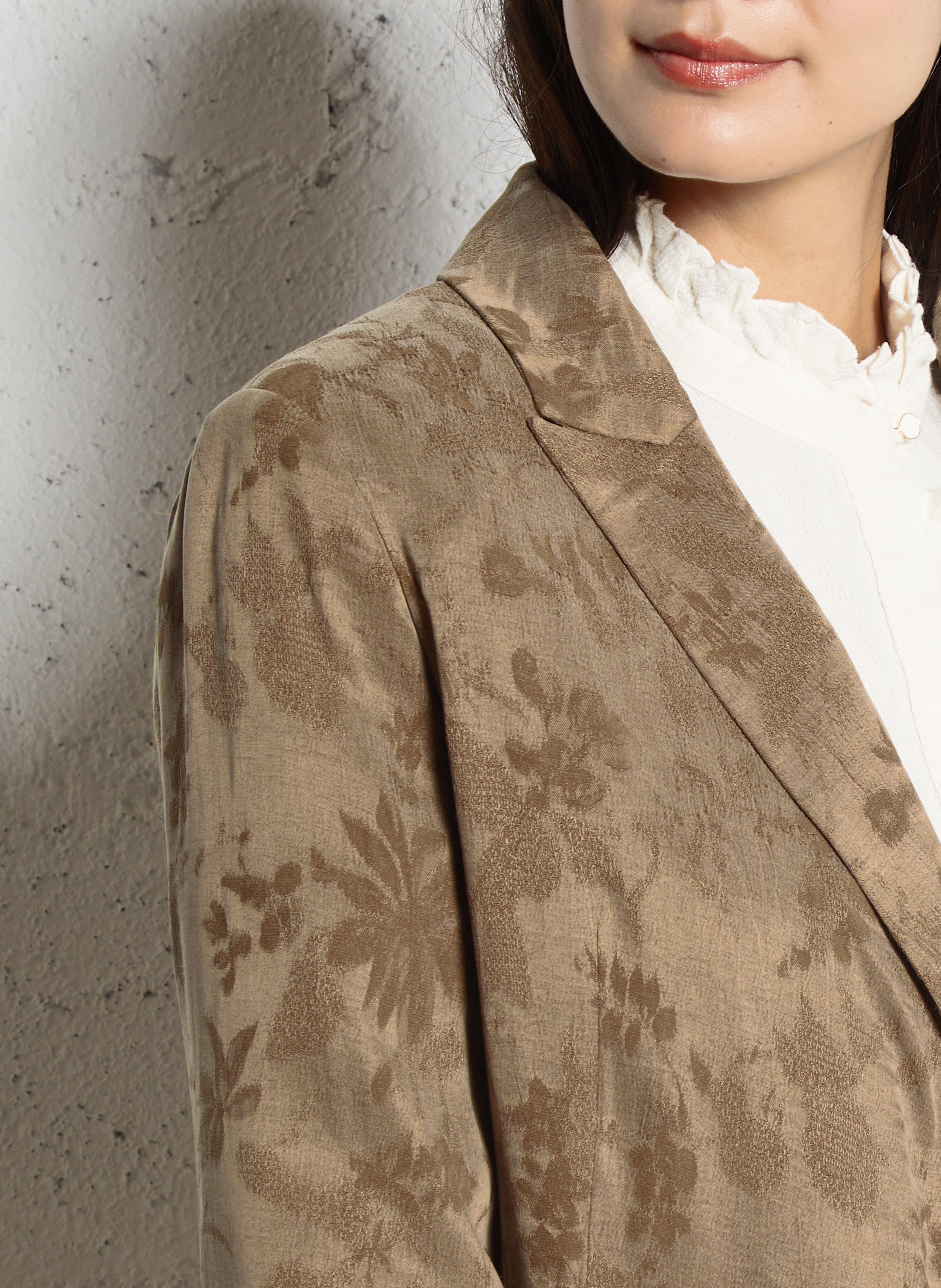 Veste de tailleur fleurie MOMONI Vert