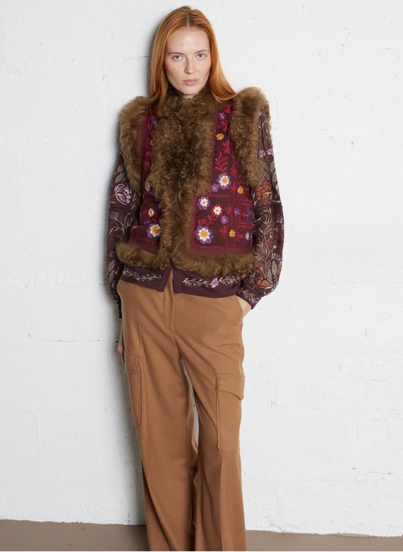 Ballerina's met glanzende gespen van leer | Rood by SCHMOOVE Ballerina's met glanzende gespen van leer Rood