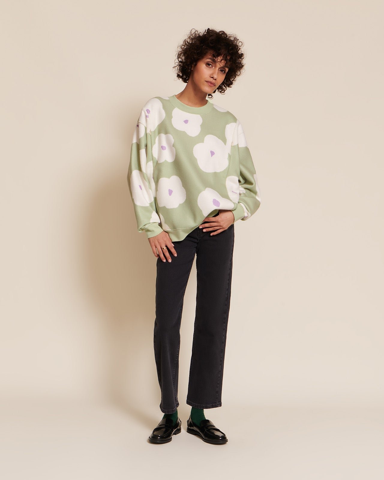 The black straight-leg jeans EMOI EMOI Black