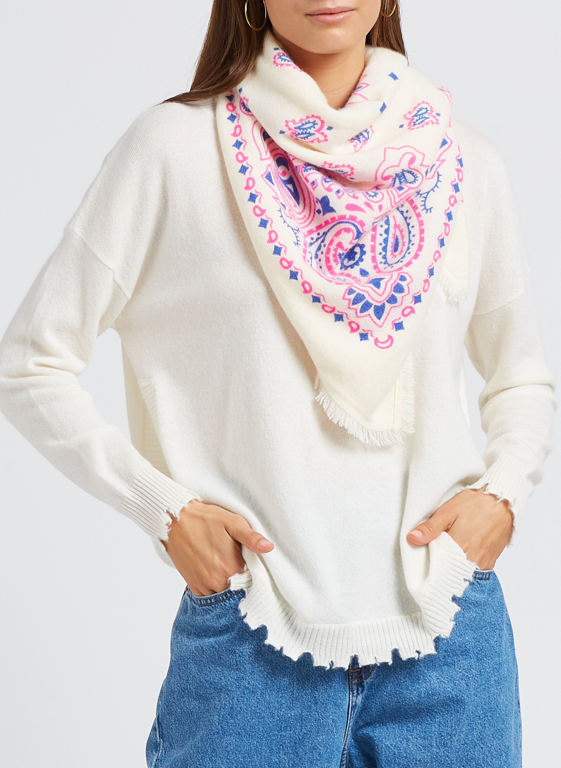 Pull oversize en cachemire maillé KUJTEN