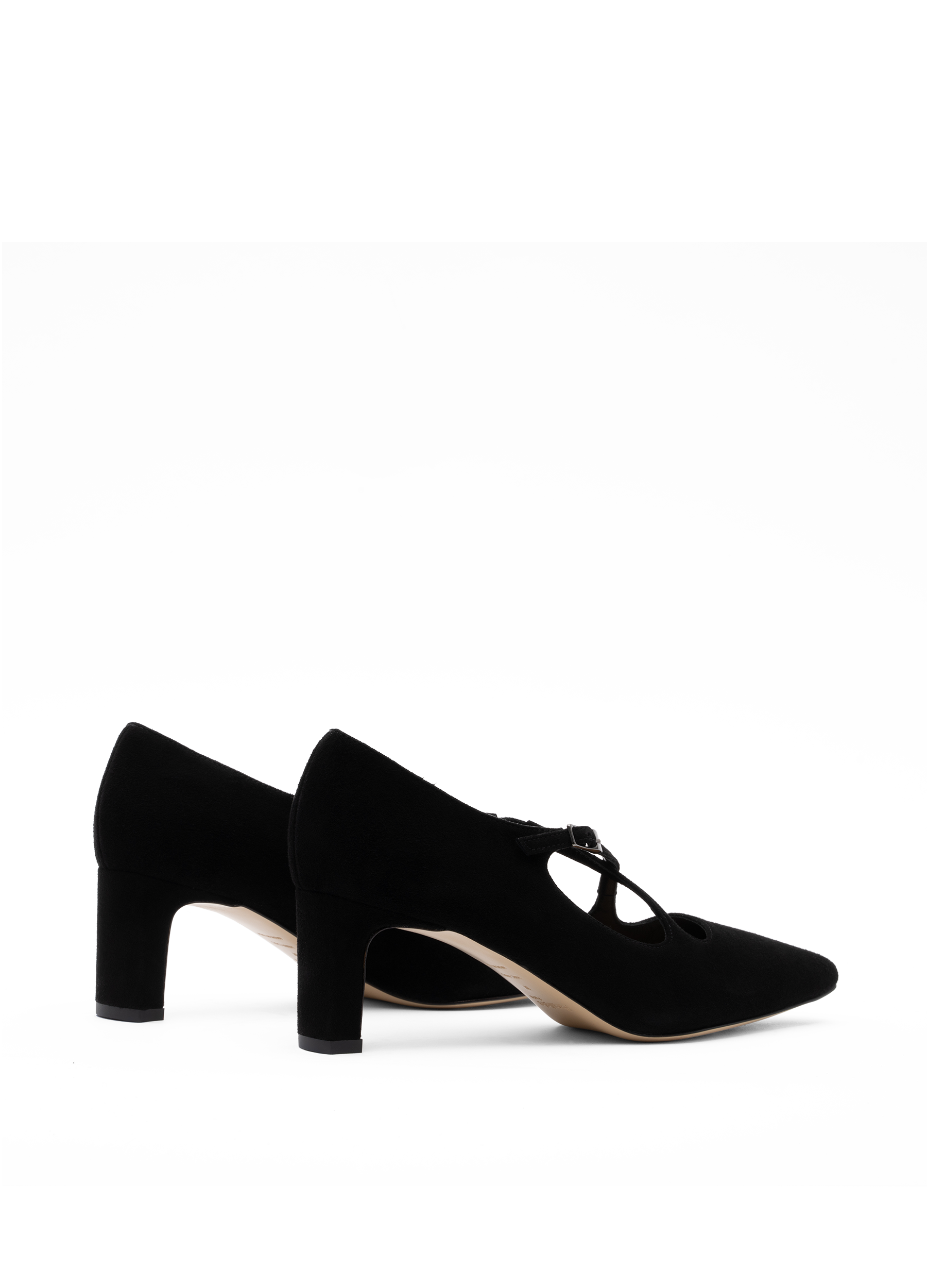 Black goat leather pumps PARALLELE PARIS Black