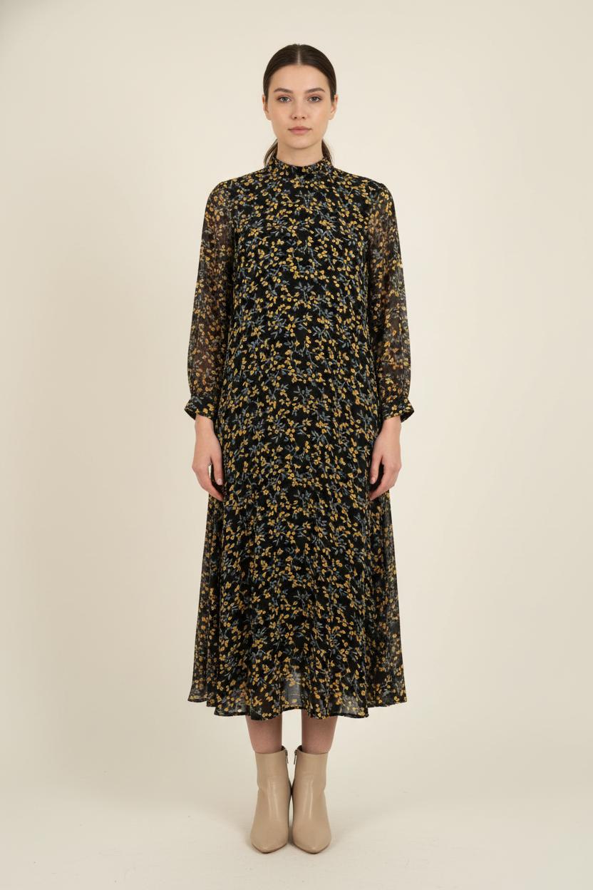 Long dress GANNI - Seconde Main Black