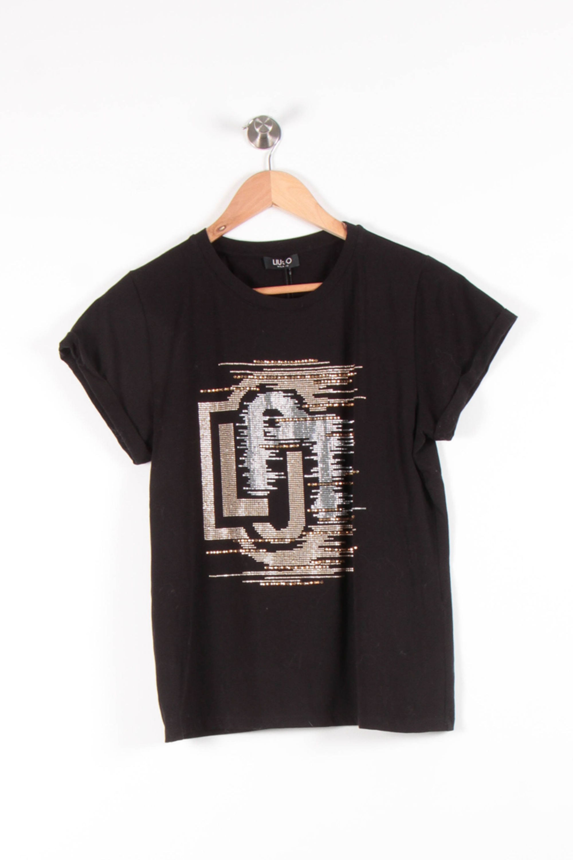Tommy Badge T-shirt LIU JO - SECONDE MAIN Black