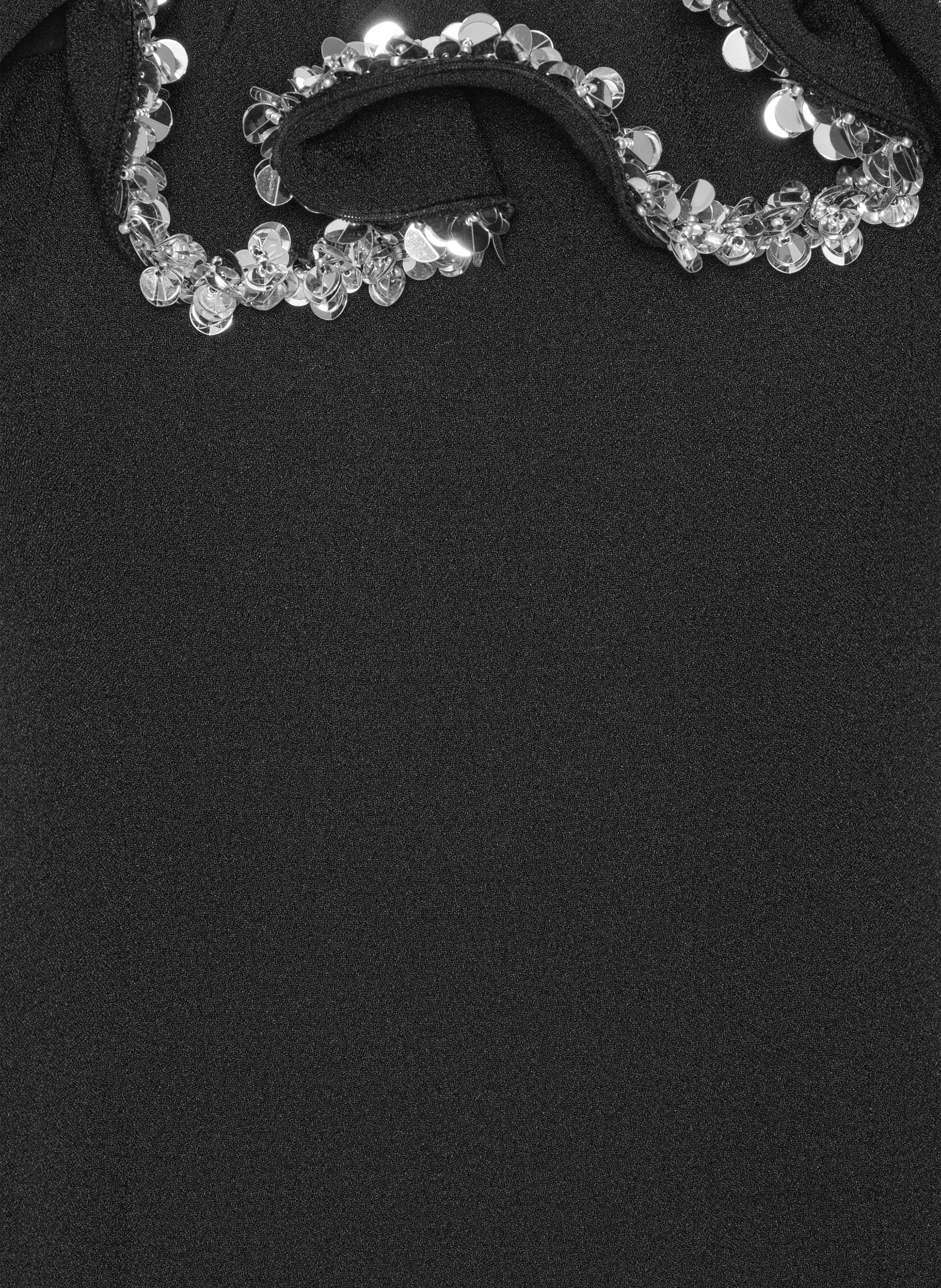 Short flounced dress ROTATE Black