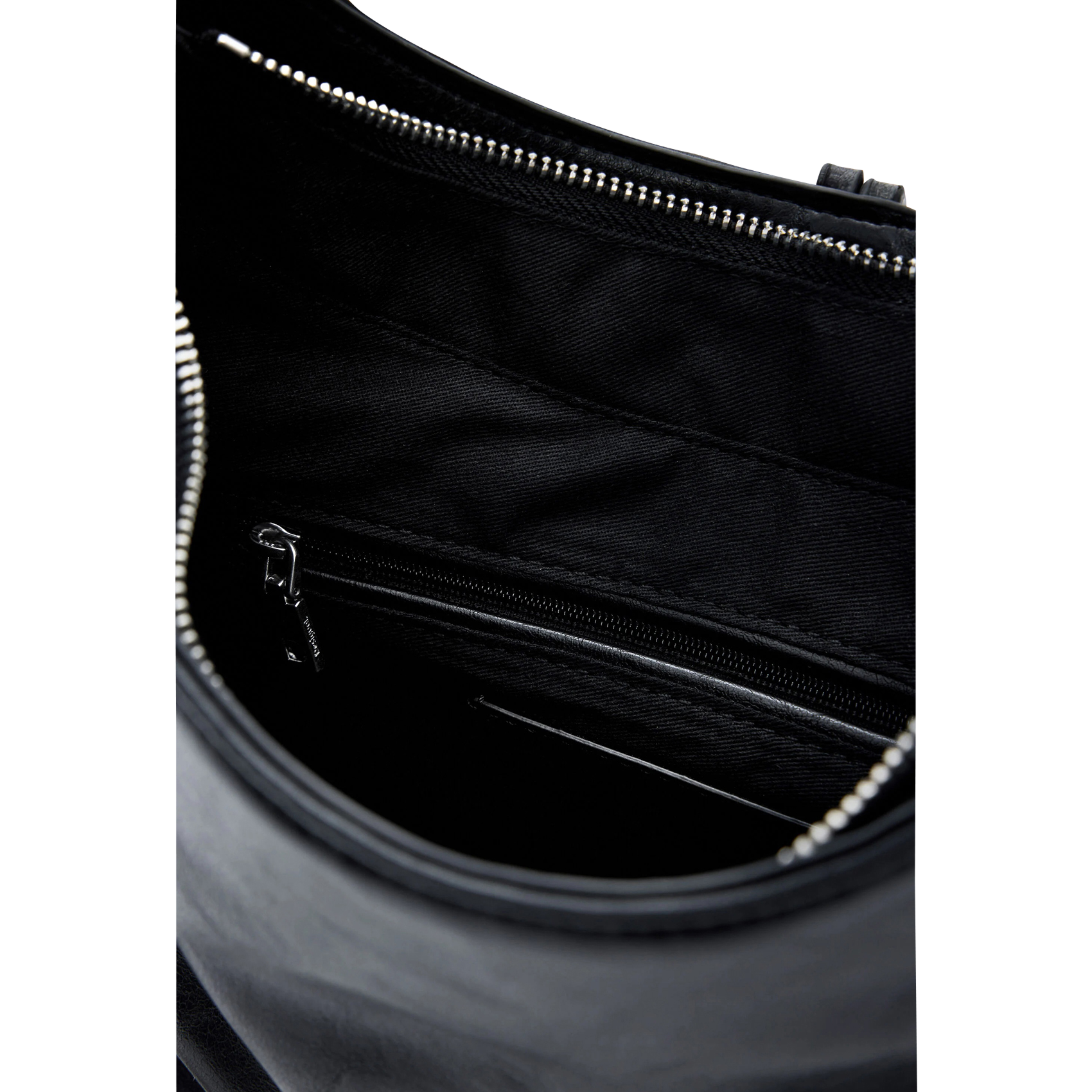 Sac porté épaule effet cuir DESIGUAL Noir