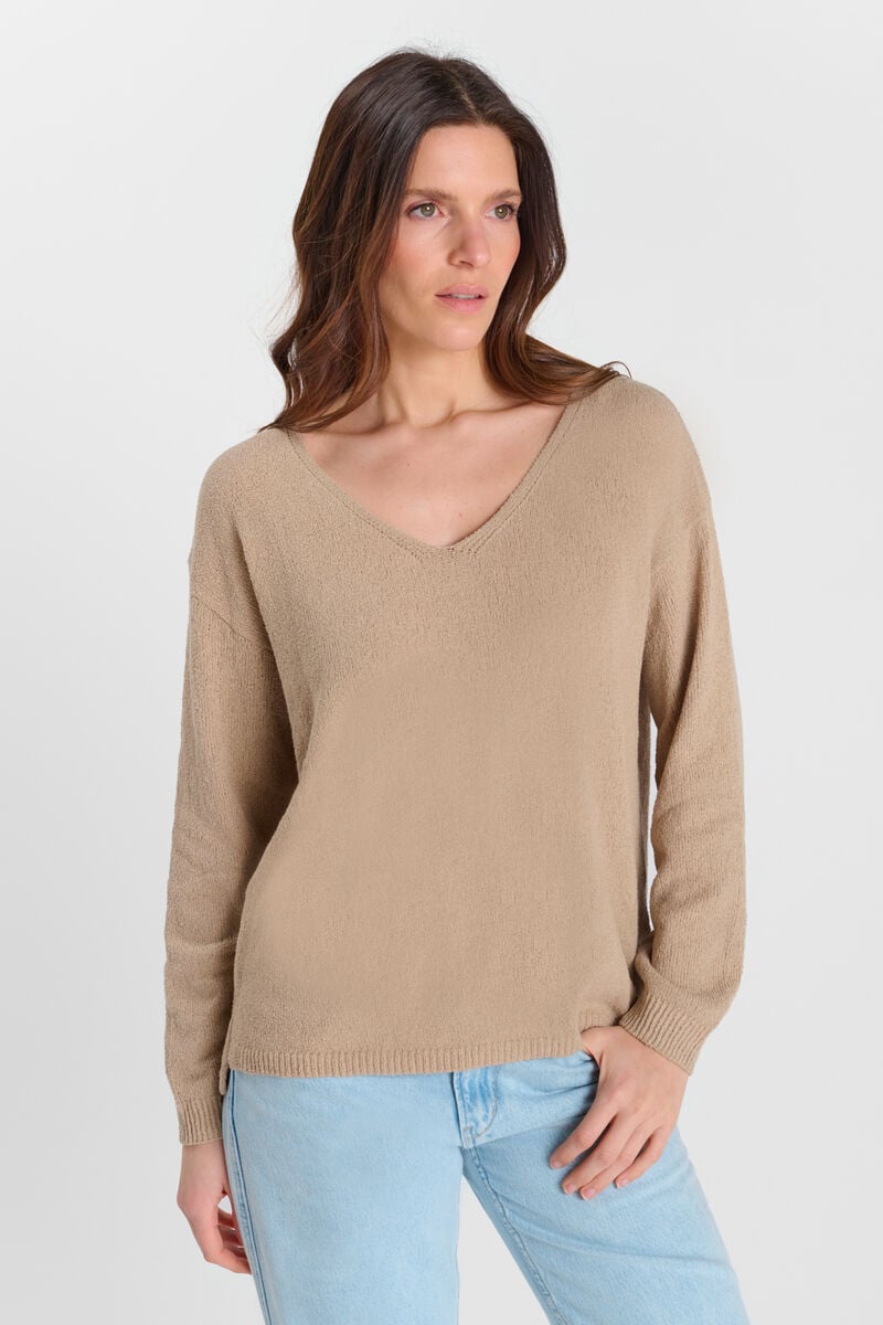 Sweater LE TEMPS DES CERISES Beige
