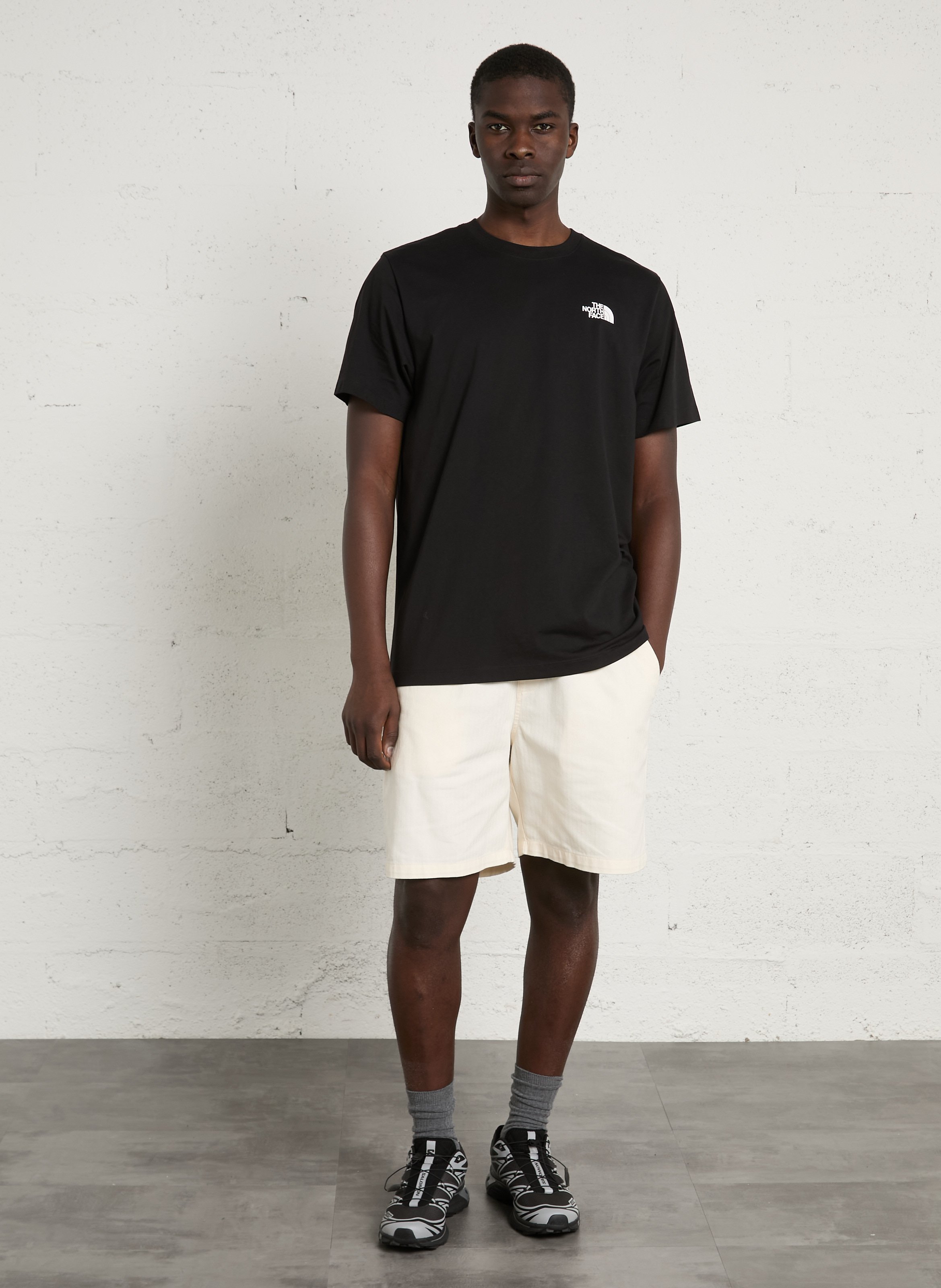 Baskets basses à bout rond SALOMON Noir