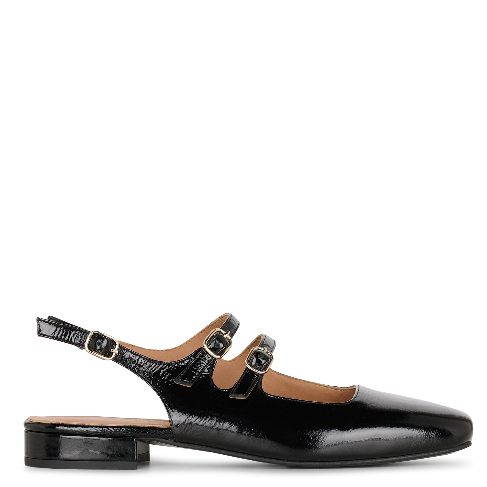 Patent leather Mary Janes MELLOW YELLOW