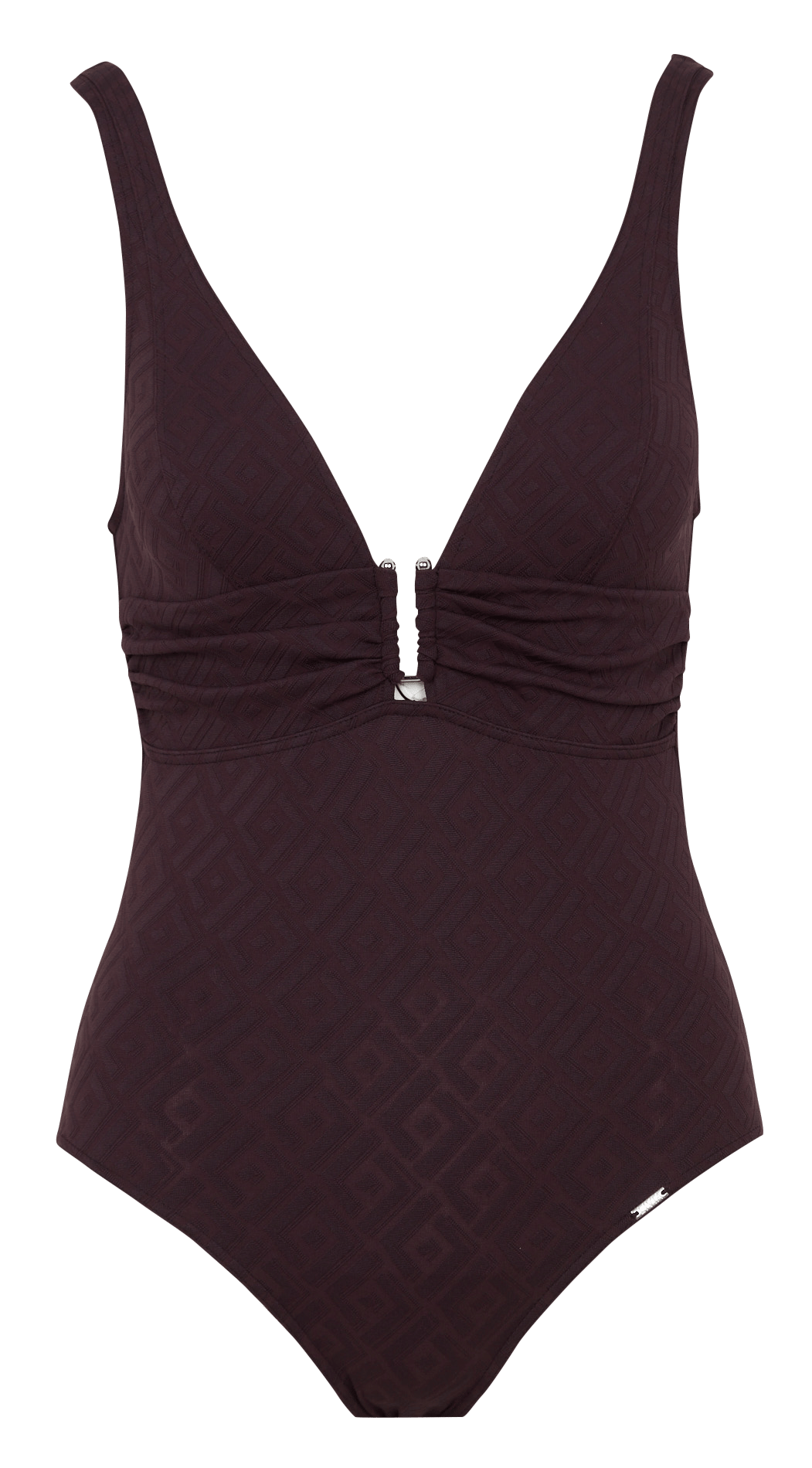 Brando one-piece swimsuit LIVIA Brown