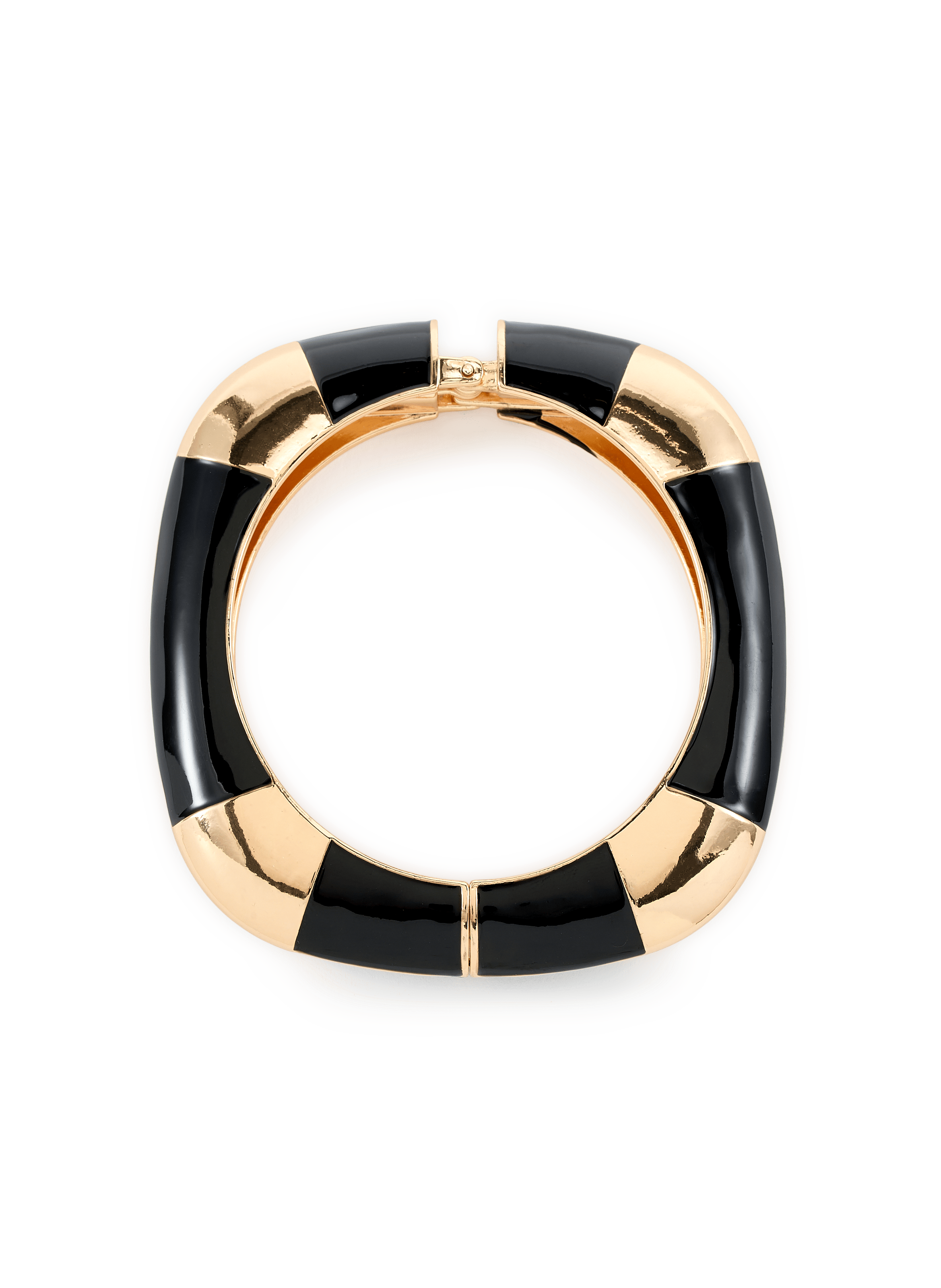 Enamel Steel Bracelet AU PRINTEMPS PARIS Black