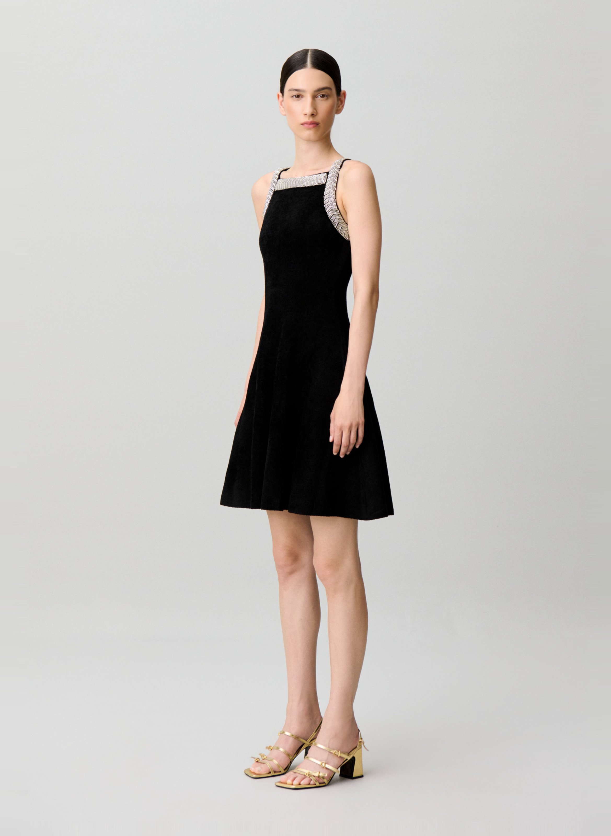 Robe courte évasée CLAUDIE PIERLOT Noir