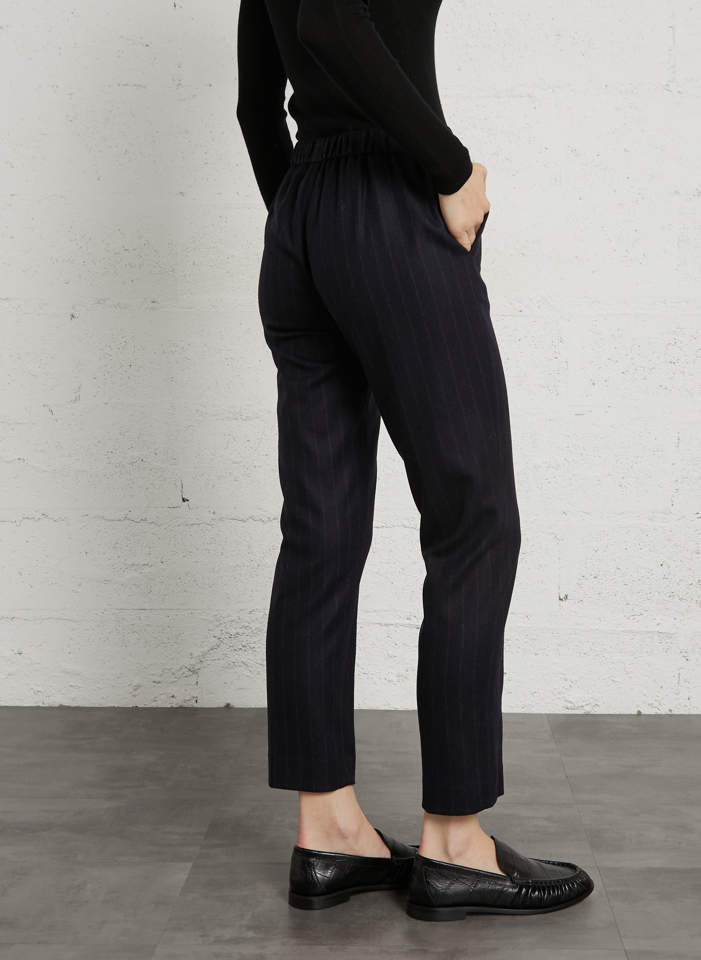 Straight wool-blend pants DIEGA Multicolored