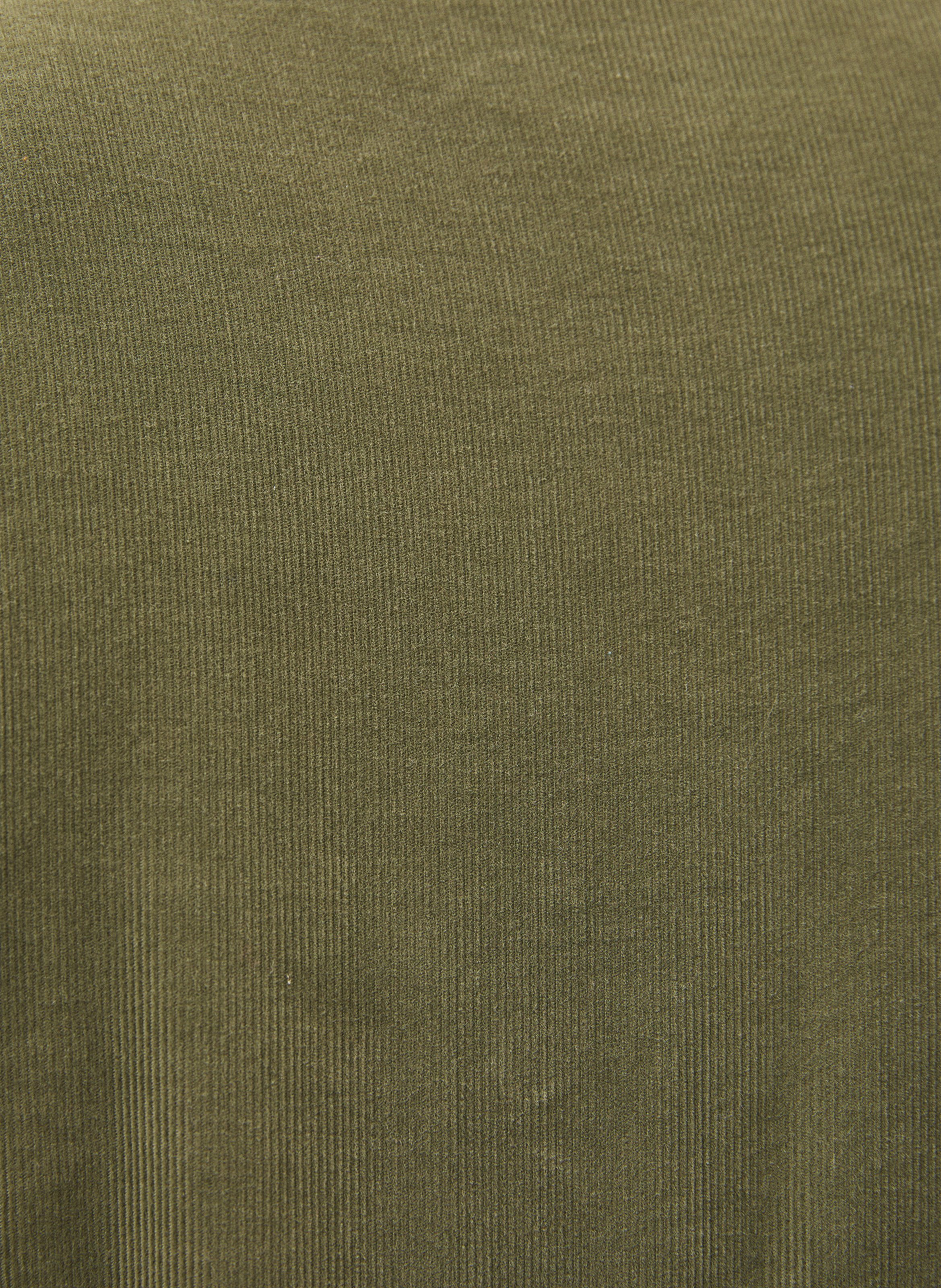 Chemise col tunisien en coton HUMILITY Vert
