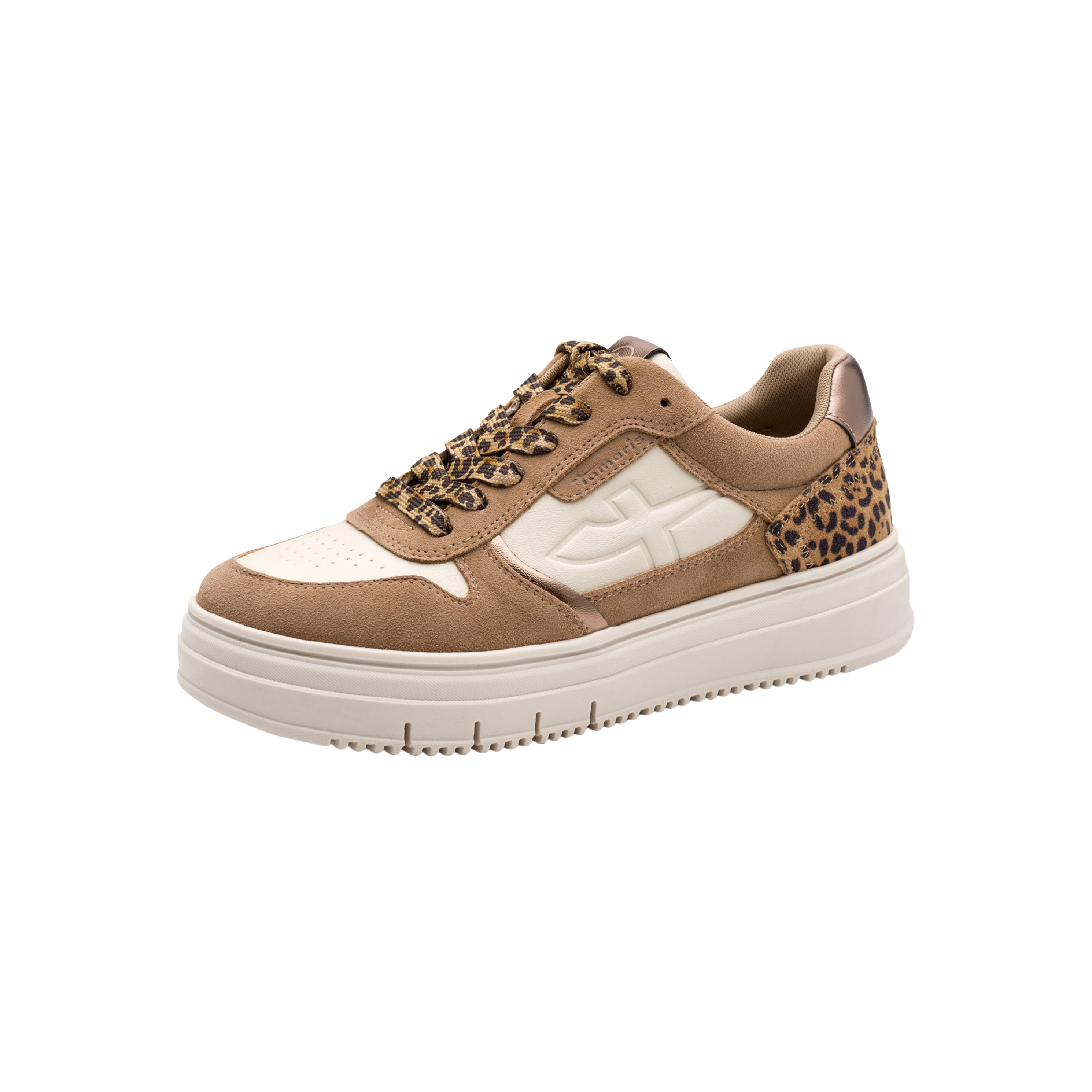 Leather trainers TAMARIS Multicolored