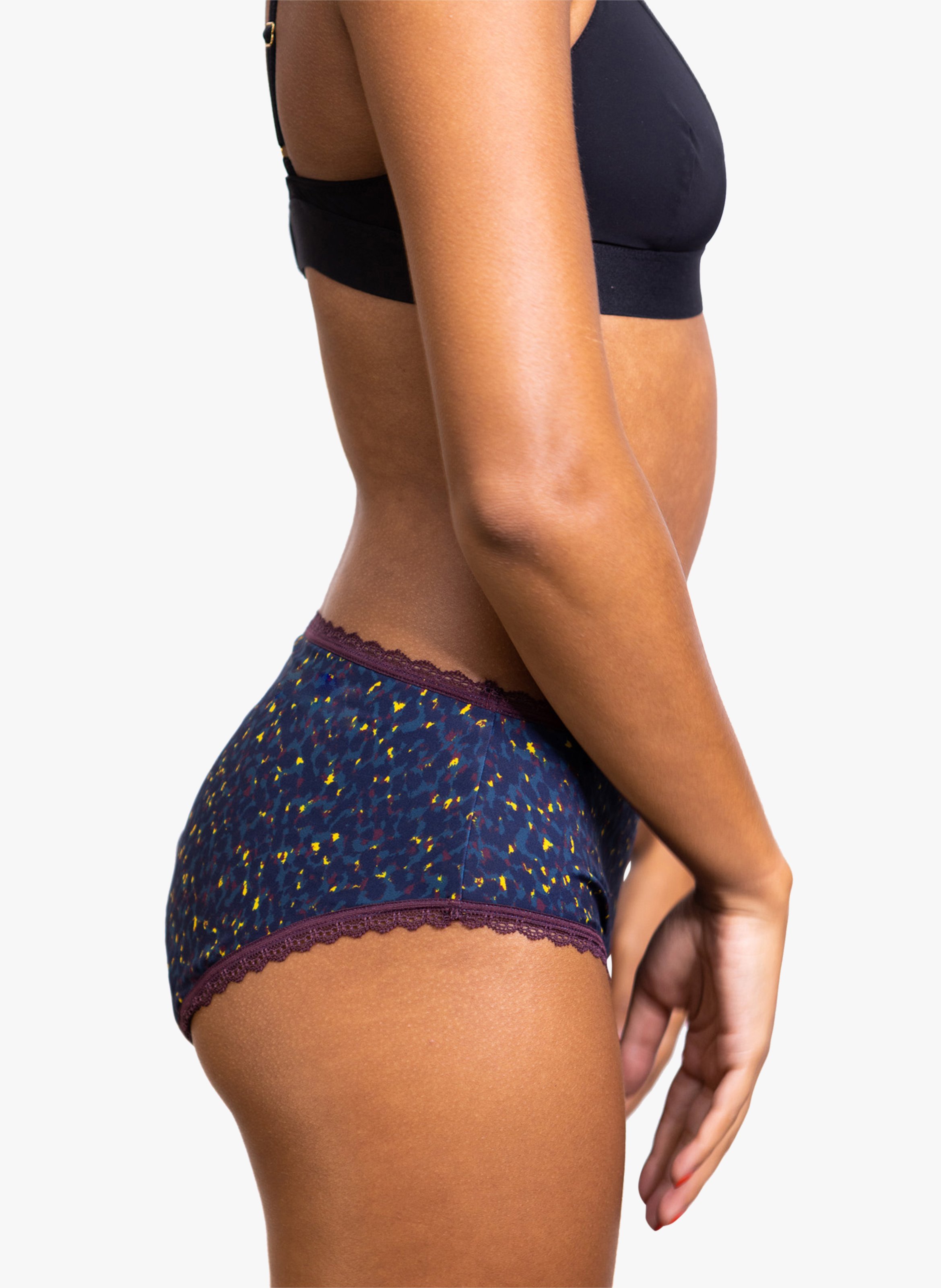 Culotte menstruelle flux abondant REJEANNE Jaune