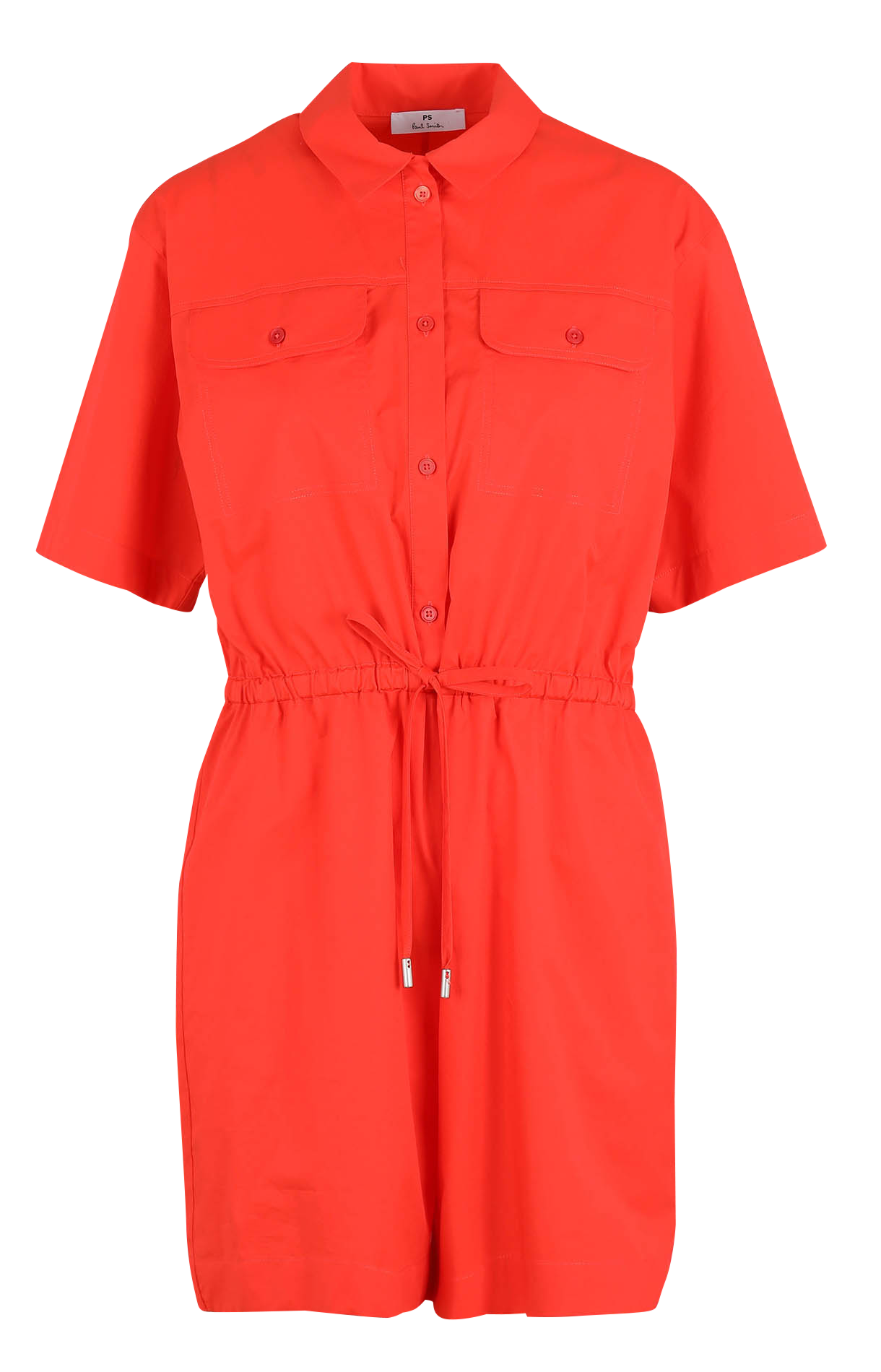 Stretch cotton playsuit PAUL SMITH Orange