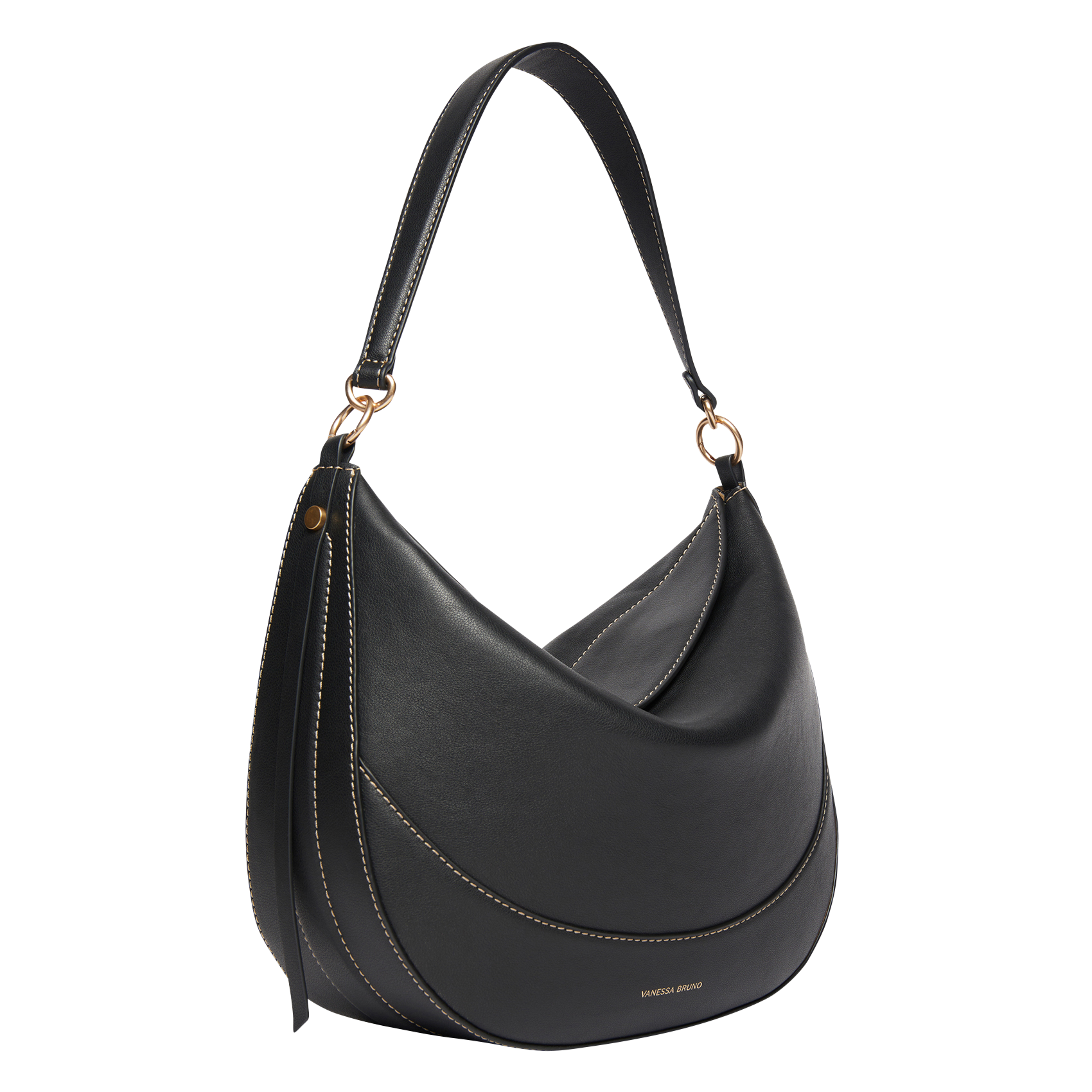 Sac épaule en cuir VANESSA BRUNO Noir