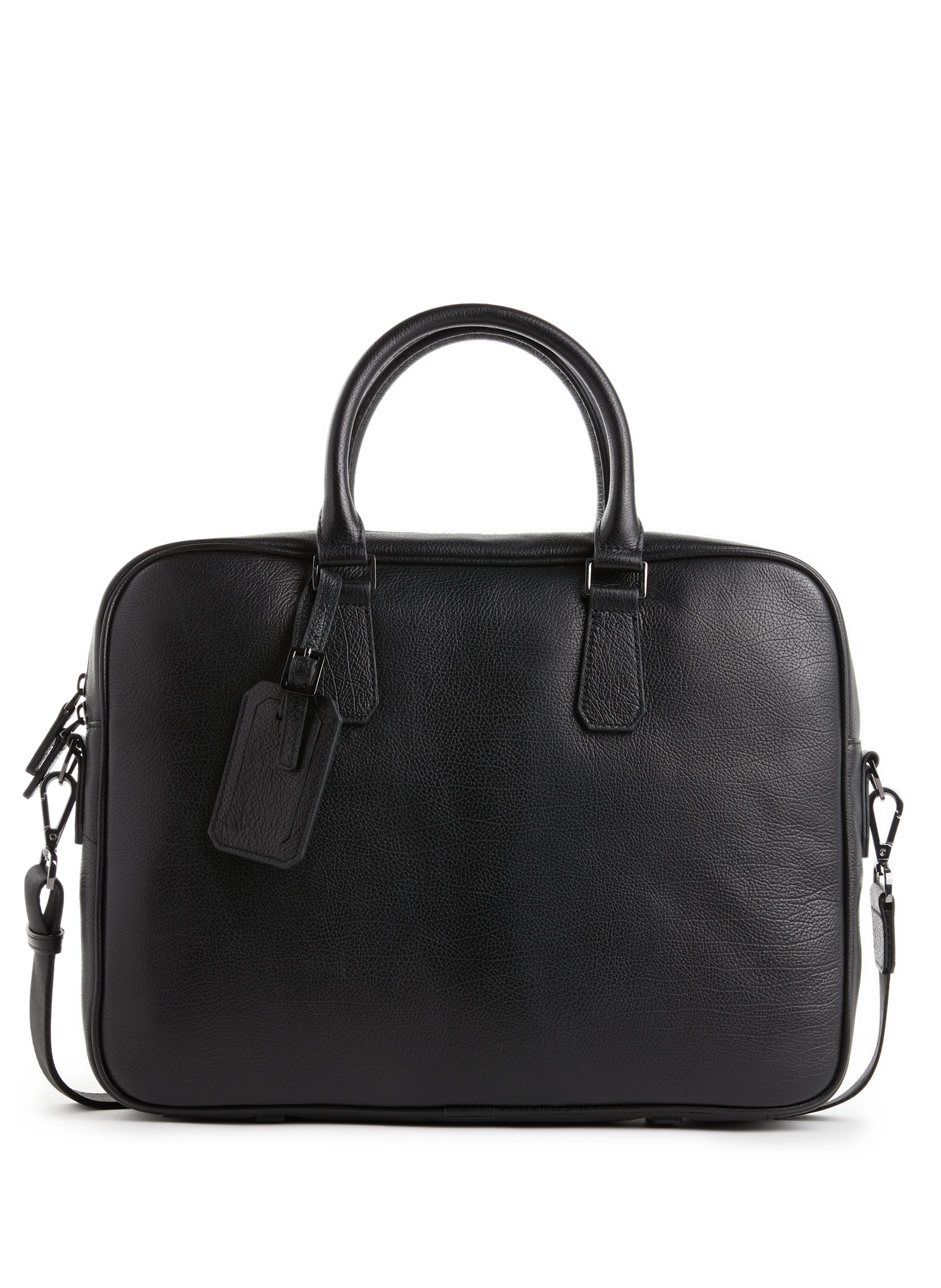 Laptoptasche aus Leder SAISON 1865 Schwarz