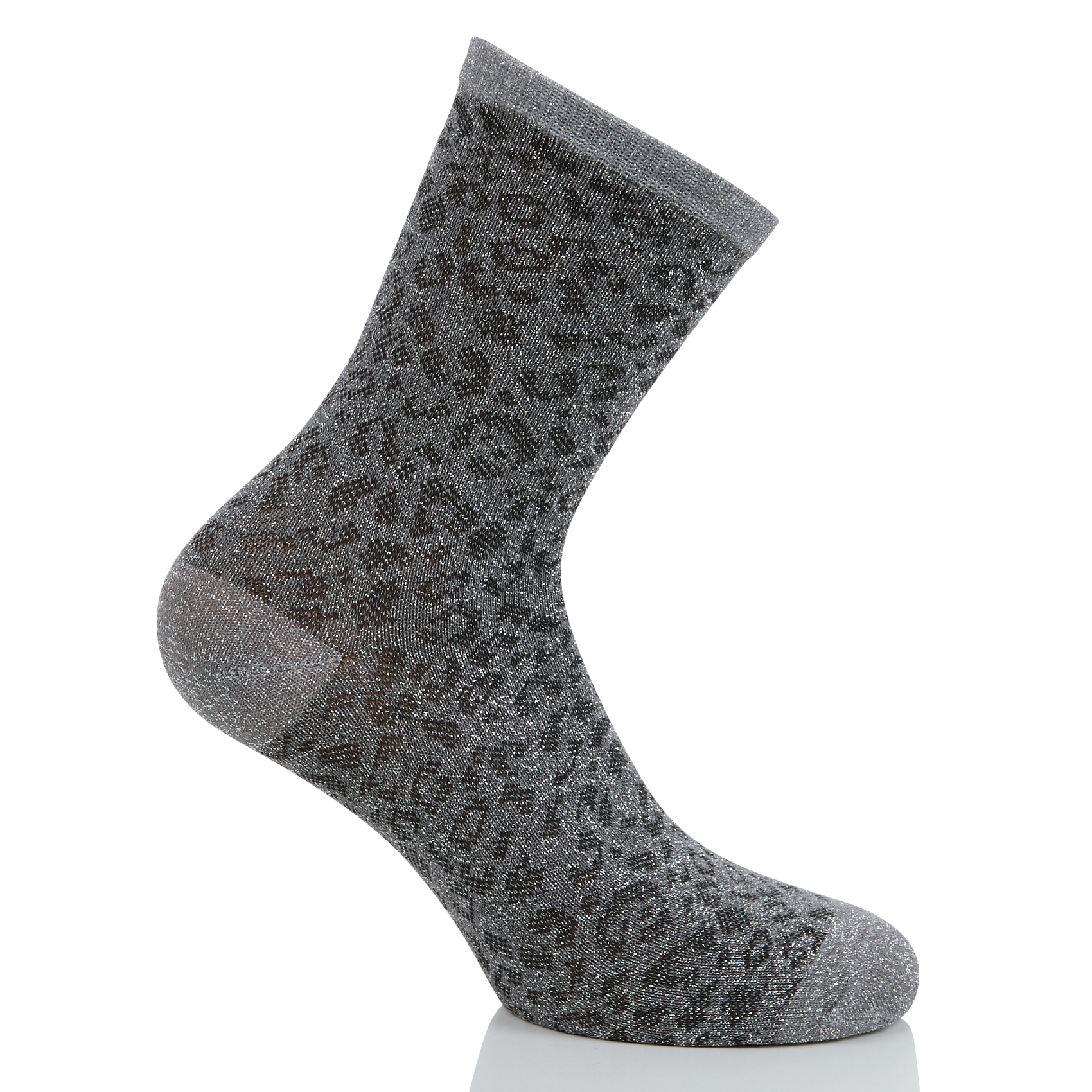 Organic cotton-blend socks PIECES Grey