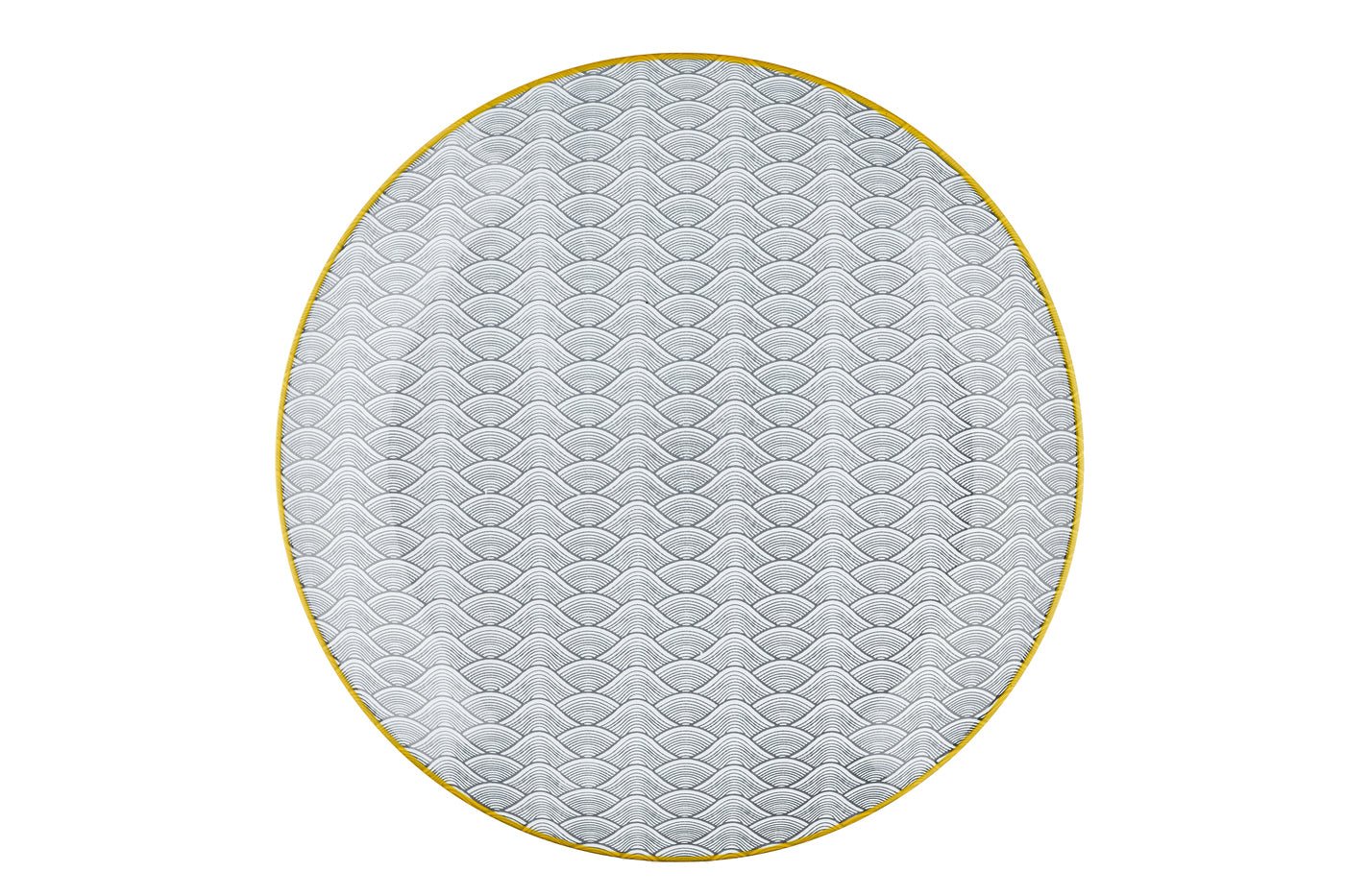 Pattern plate ø26cm - 6 pieces - color BJORN Grey