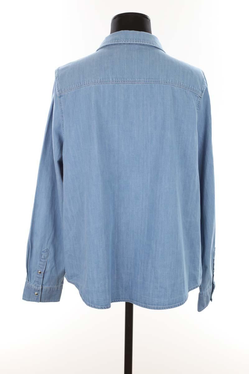 Cotton shirt SEZANE - Seconde main Blue