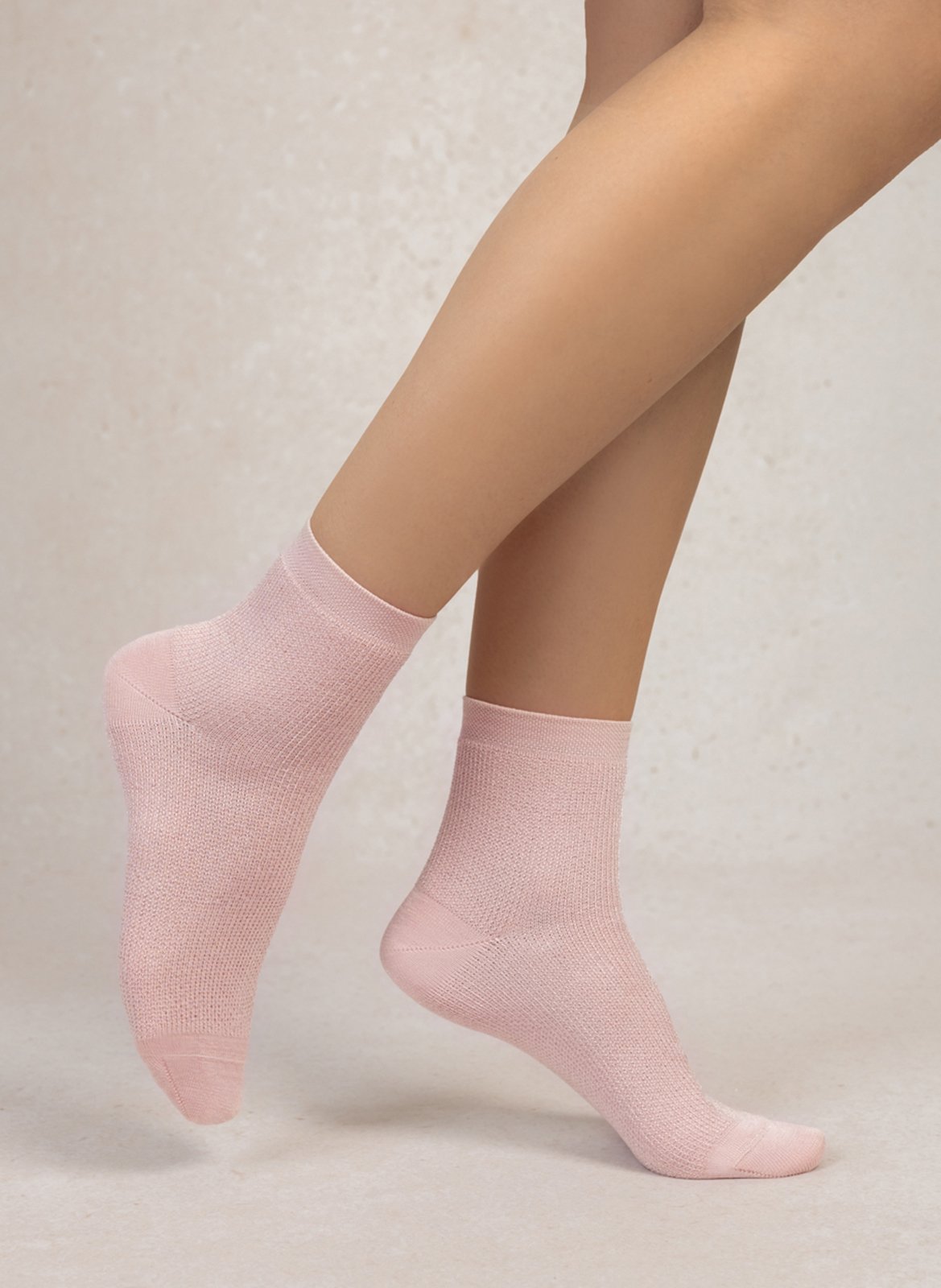 Chaussettes satinées BLEUFORET Rose