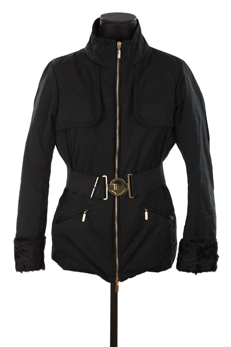 Lightweight quilted padded jacket with high neck MONCLER - Seconde Main Black