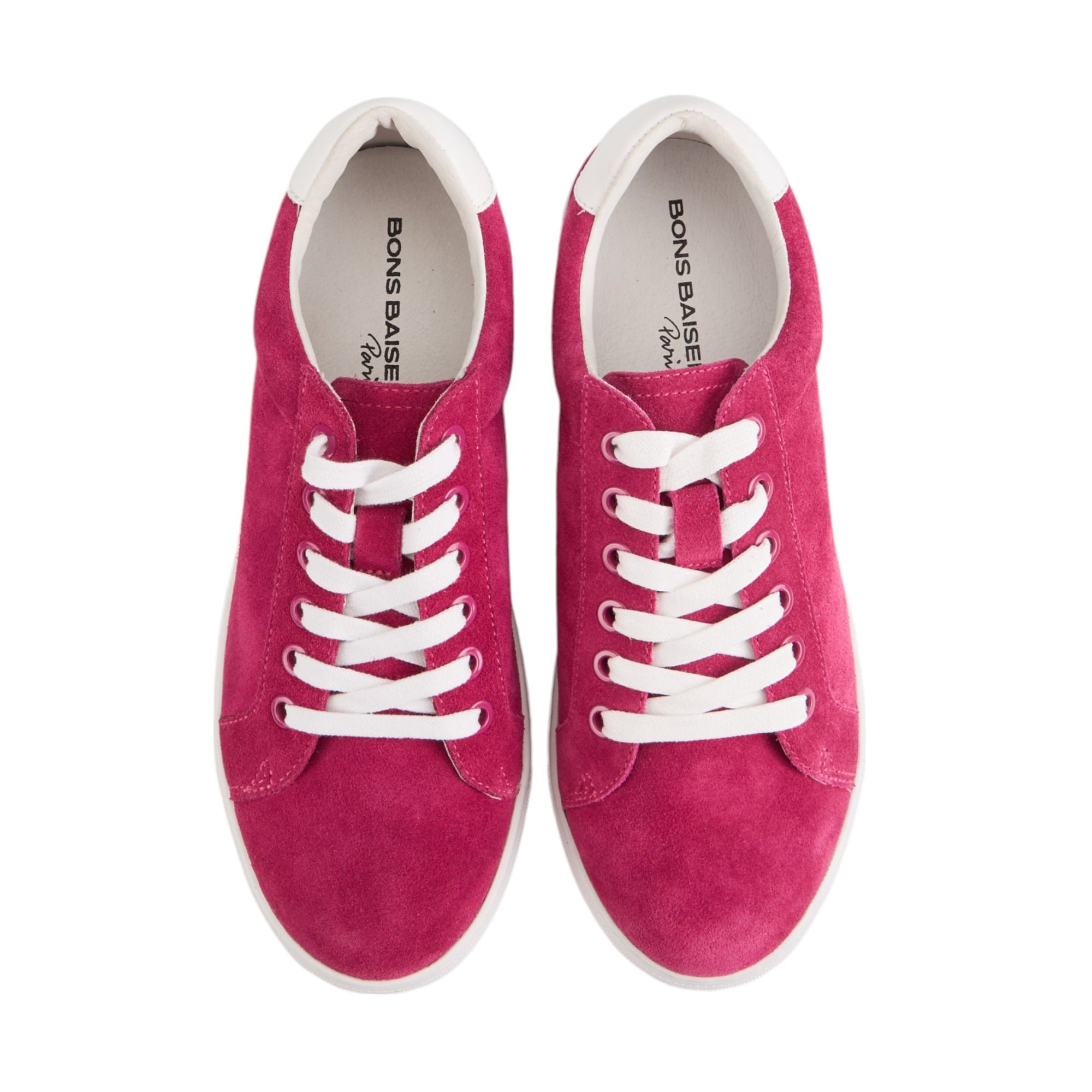 Jimmy leather sneakers BONS BAISERS PARIS Pink