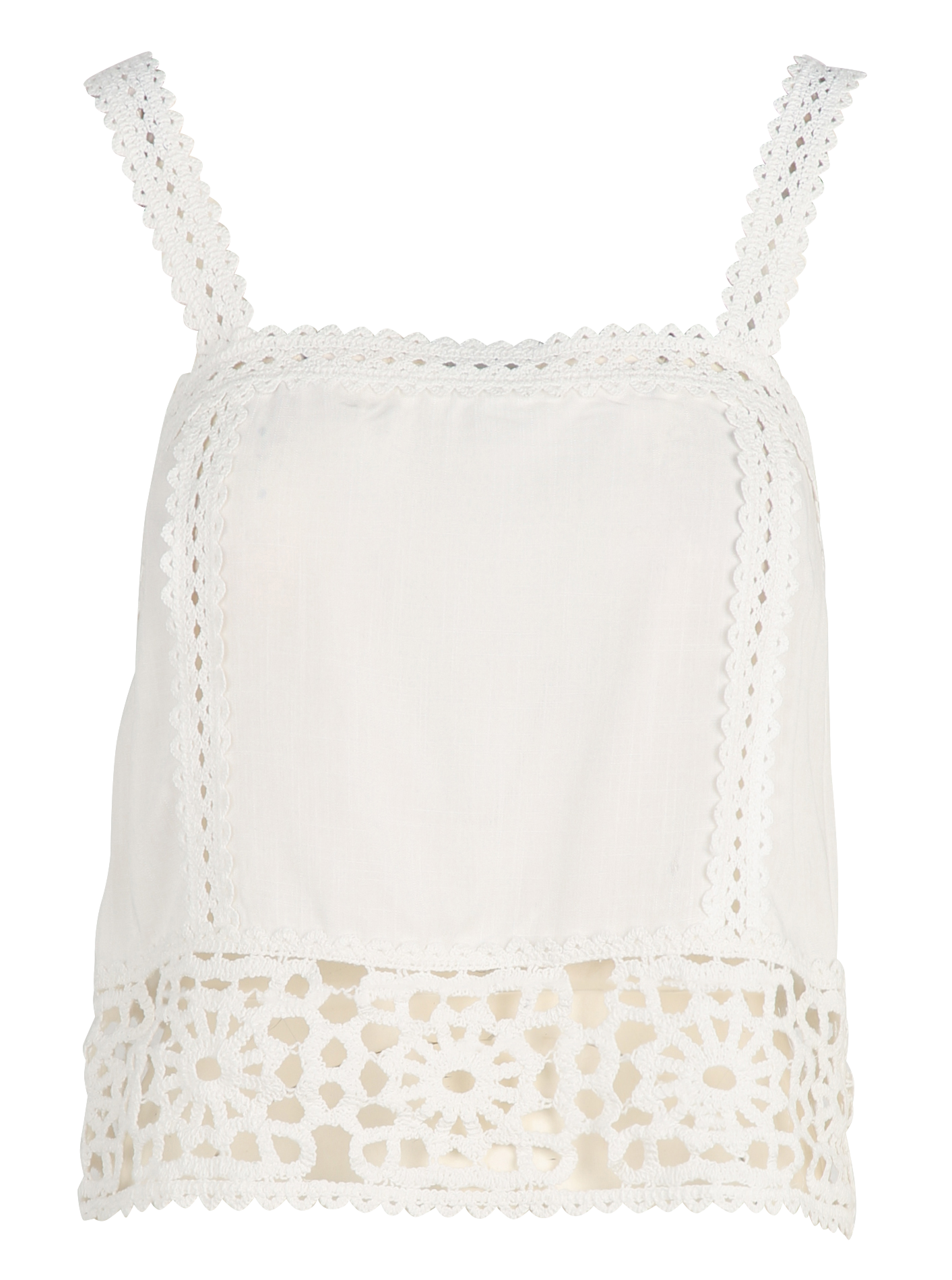 Straight top LA PETITE ETOILE White