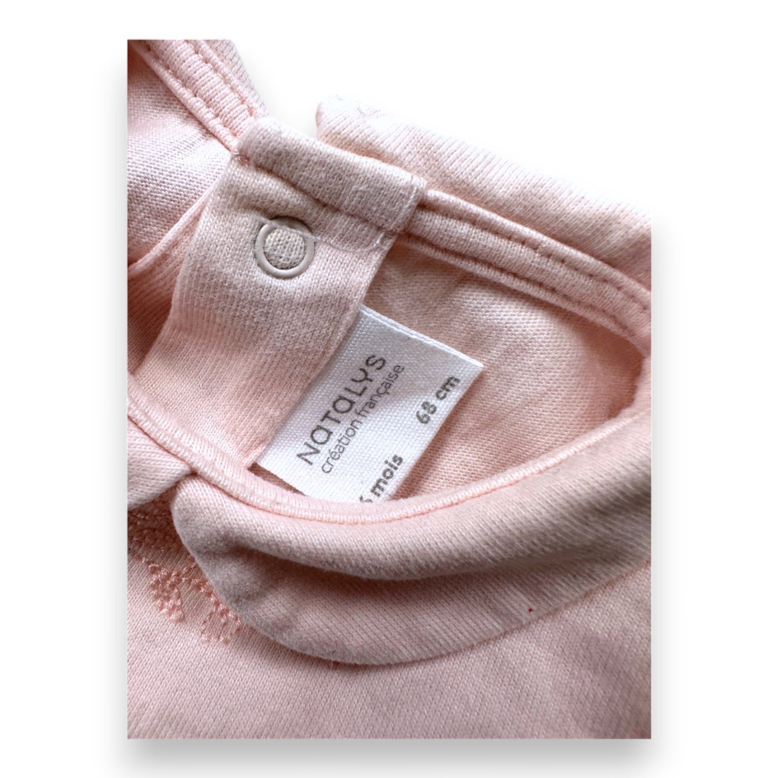 Pink baby T-shirt - 6 months NATALYS - Seconde Main Pink