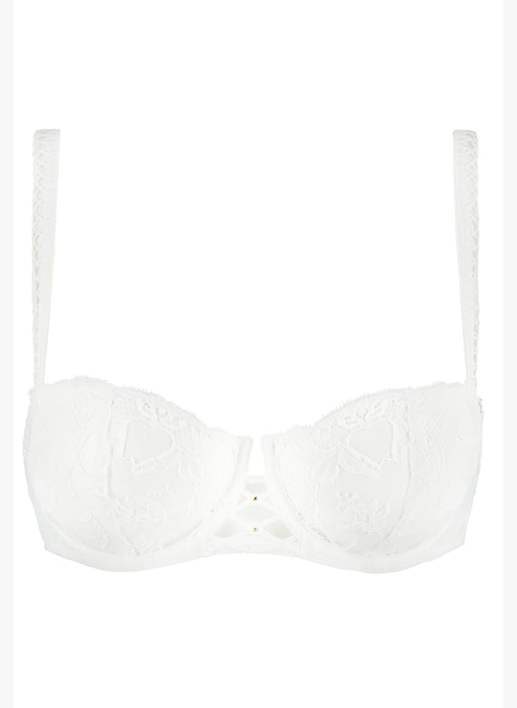 Underwired demi-cup bra | White by AUBADE Underwired demi-cup bra White