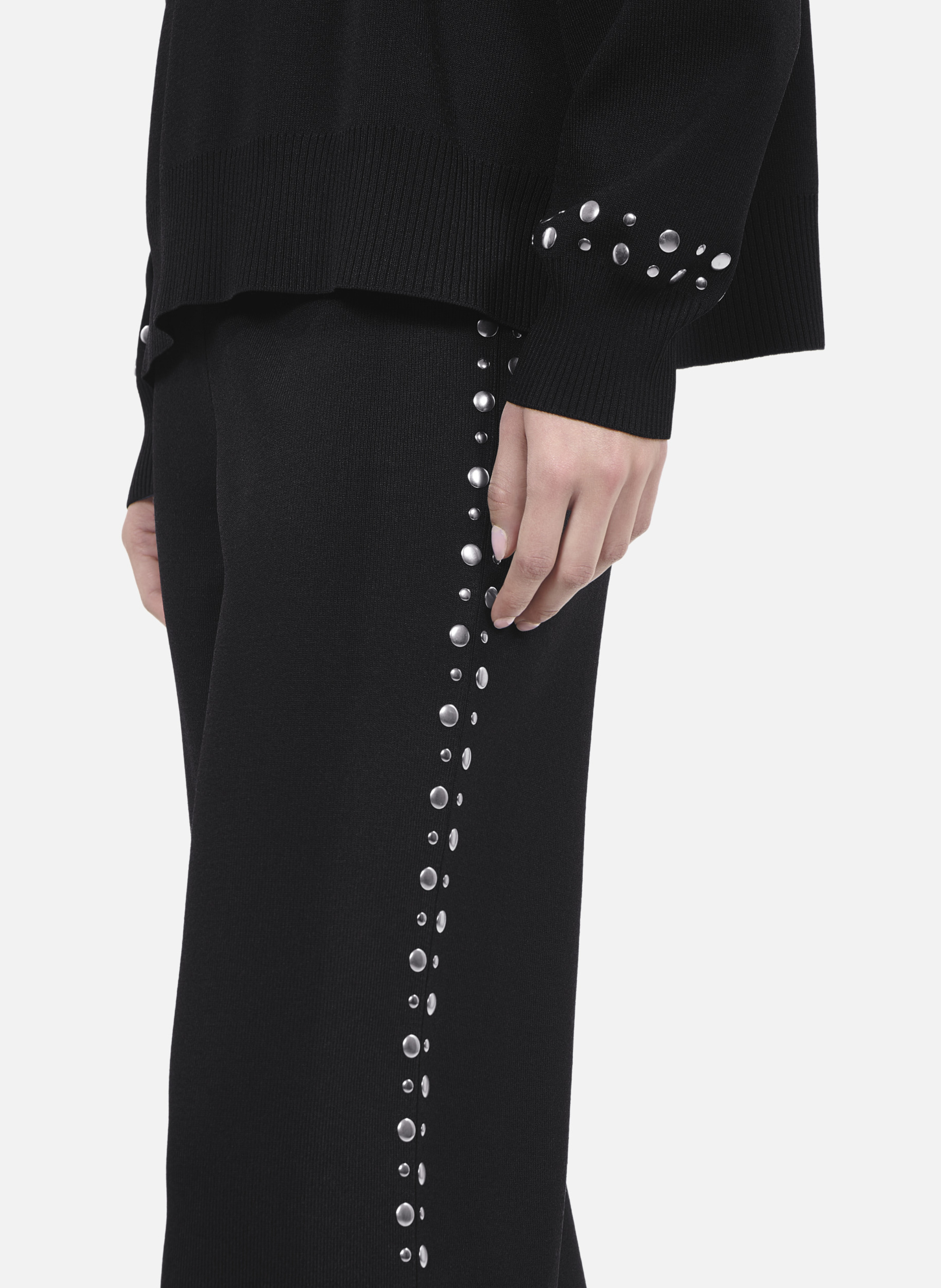 Sweatshirt with studs THE KOOPLES Black