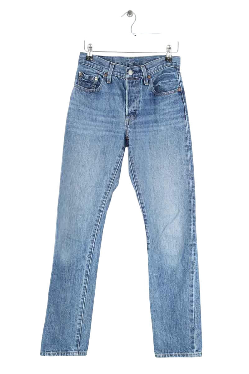 501? straight cotton jeans LEVI'S - Seconde main Blue