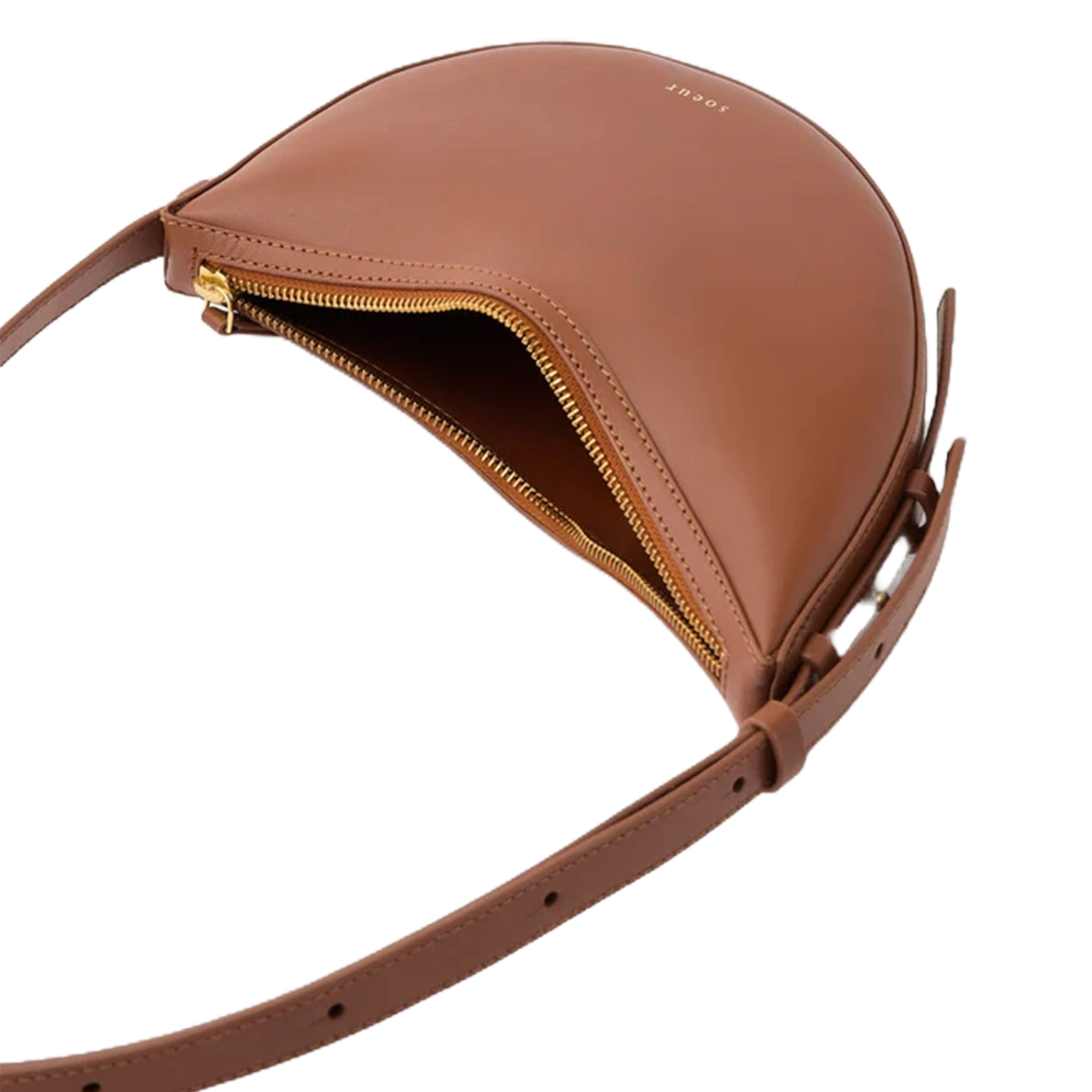 A-line leather skirt SOEUR Beige