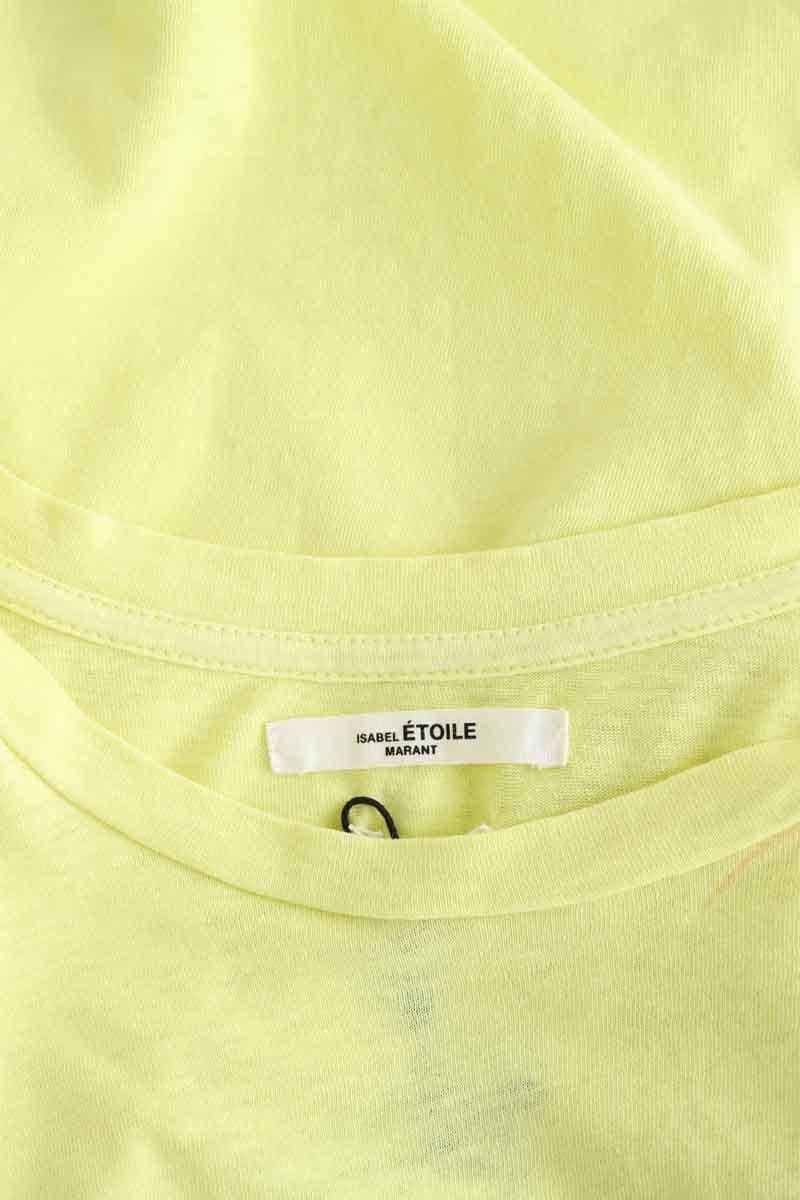 Cotton T-shirt ISABEL MARANT ÉTOILE - SECONDE MAIN Yellow