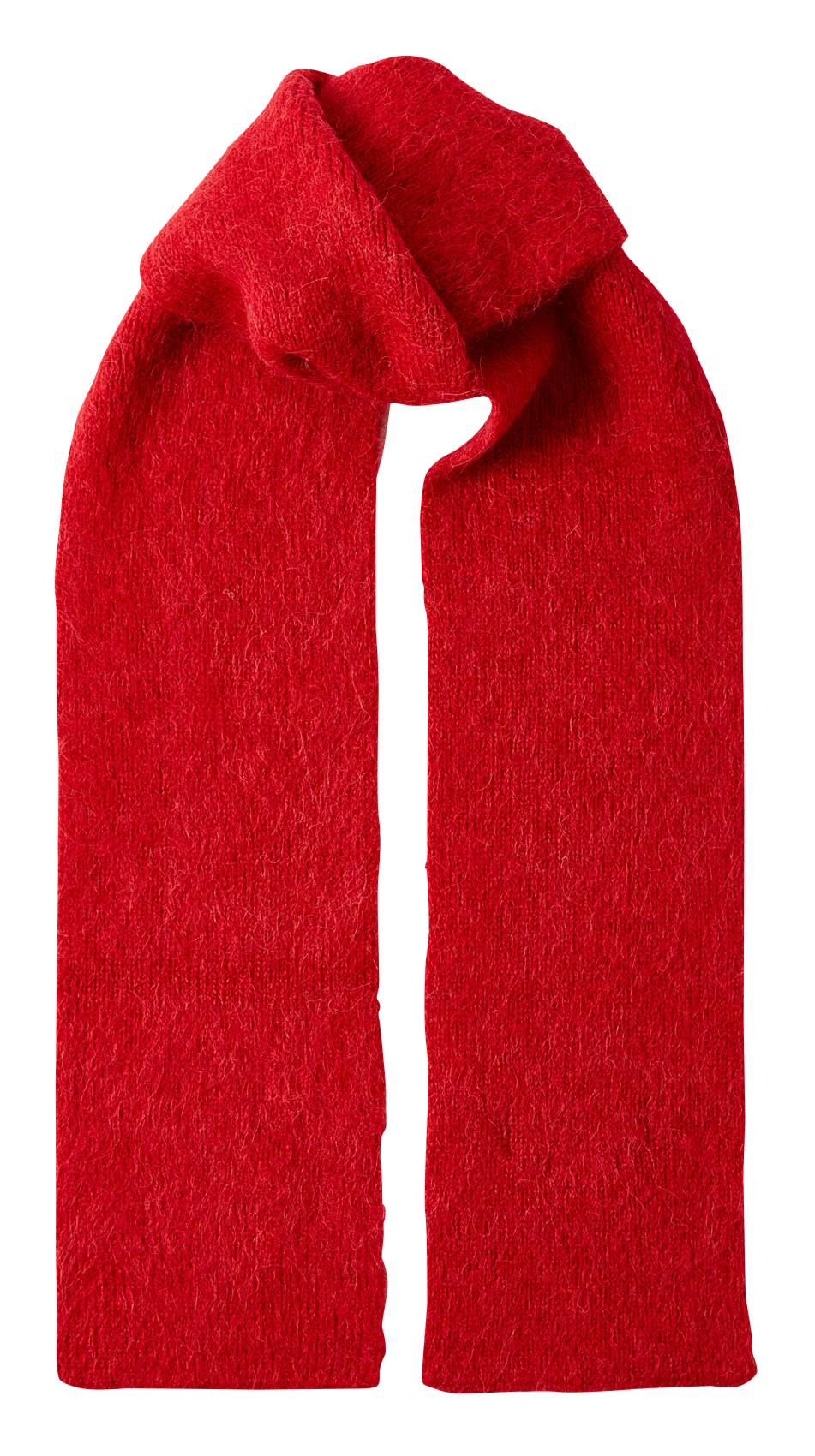 Echarpe en laine et alpaga mélangé SELECTED Rouge