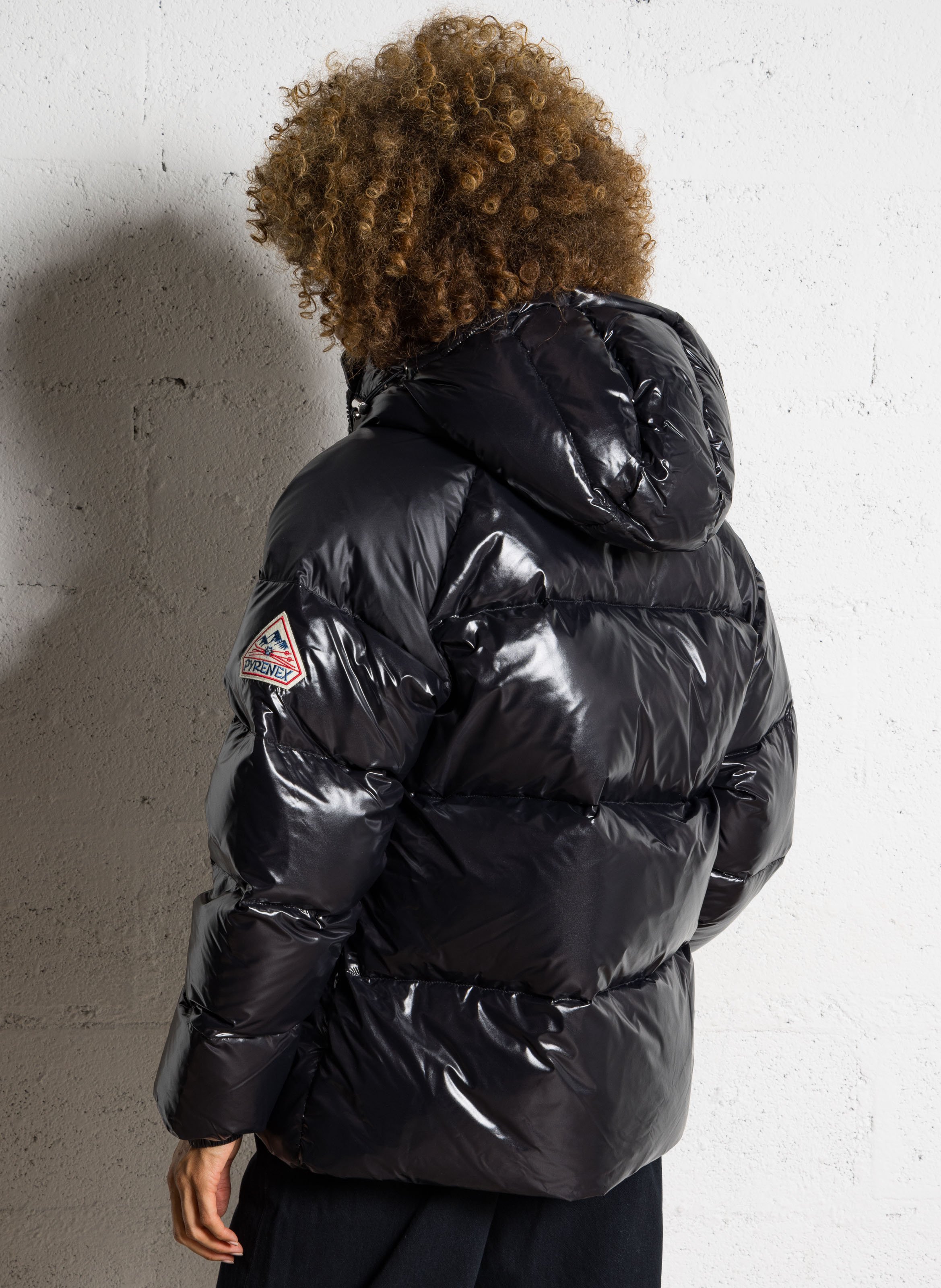 Winterjas met capuchon PYRENEX Zwart