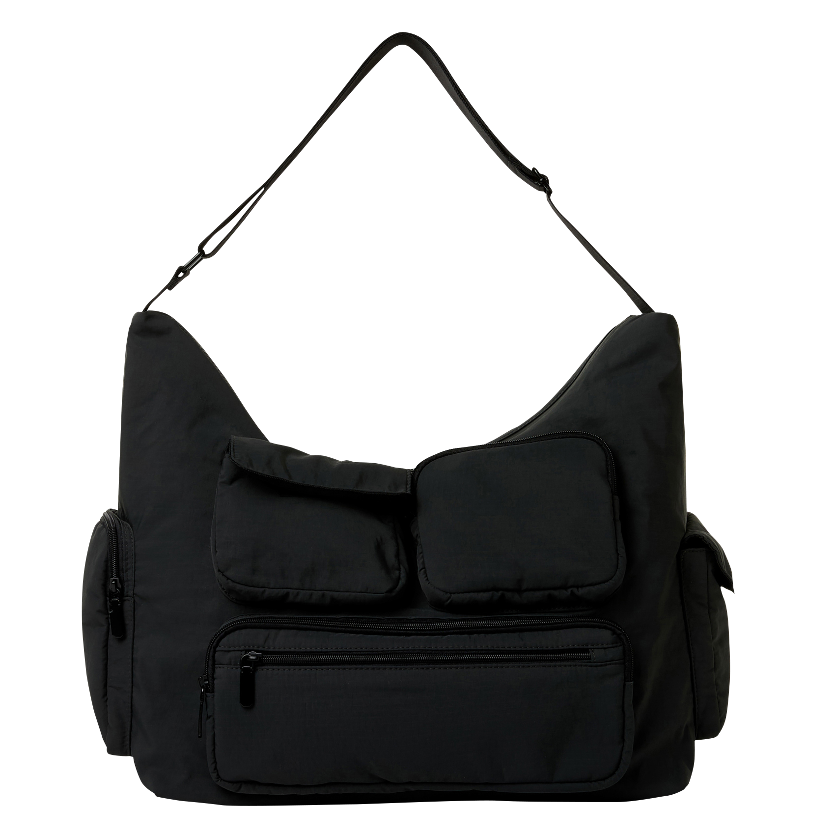 Sac bandoulière à poches uni SAISON 1865 Noir