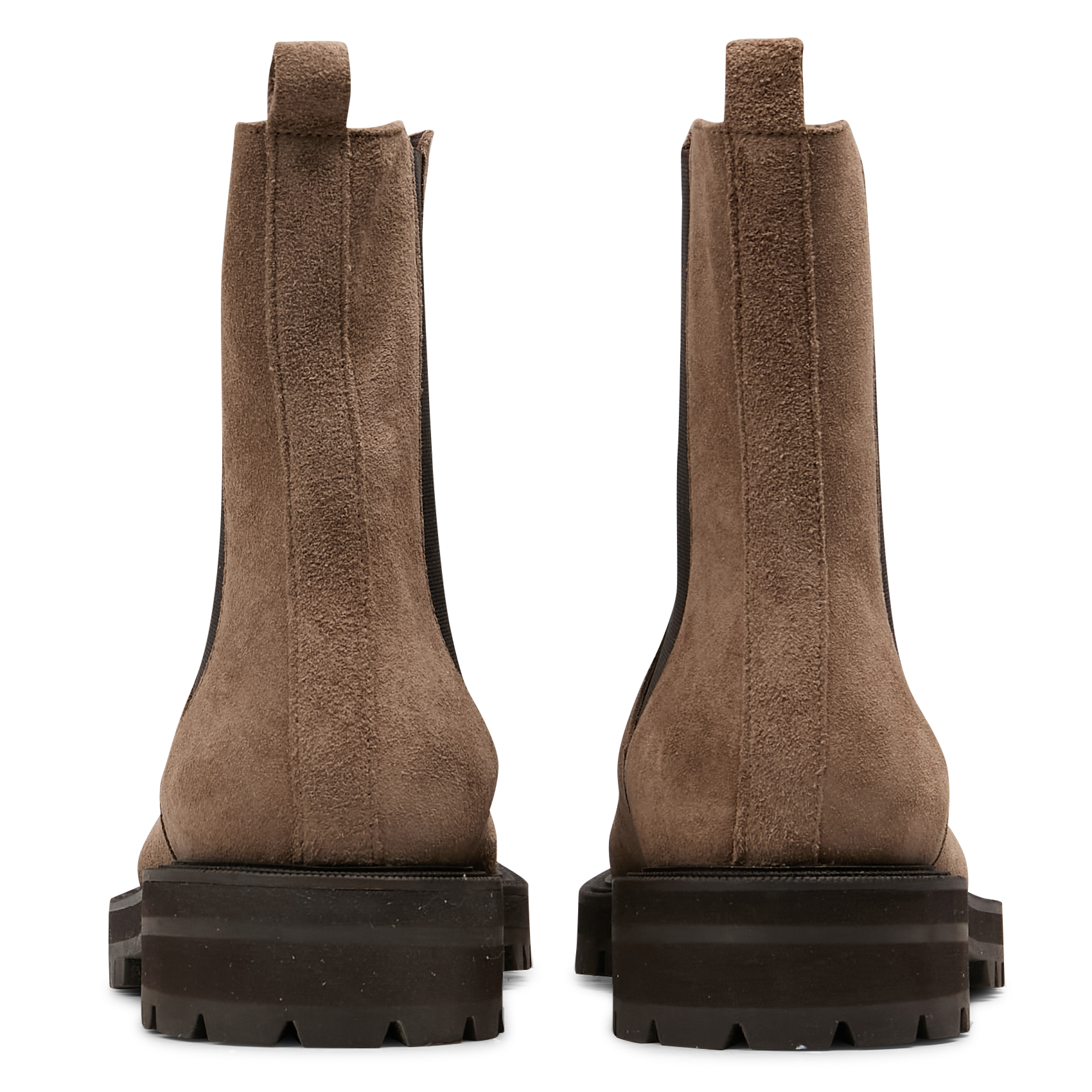 Bottines à enfiler en cuir suédé MAISON 123 Gris