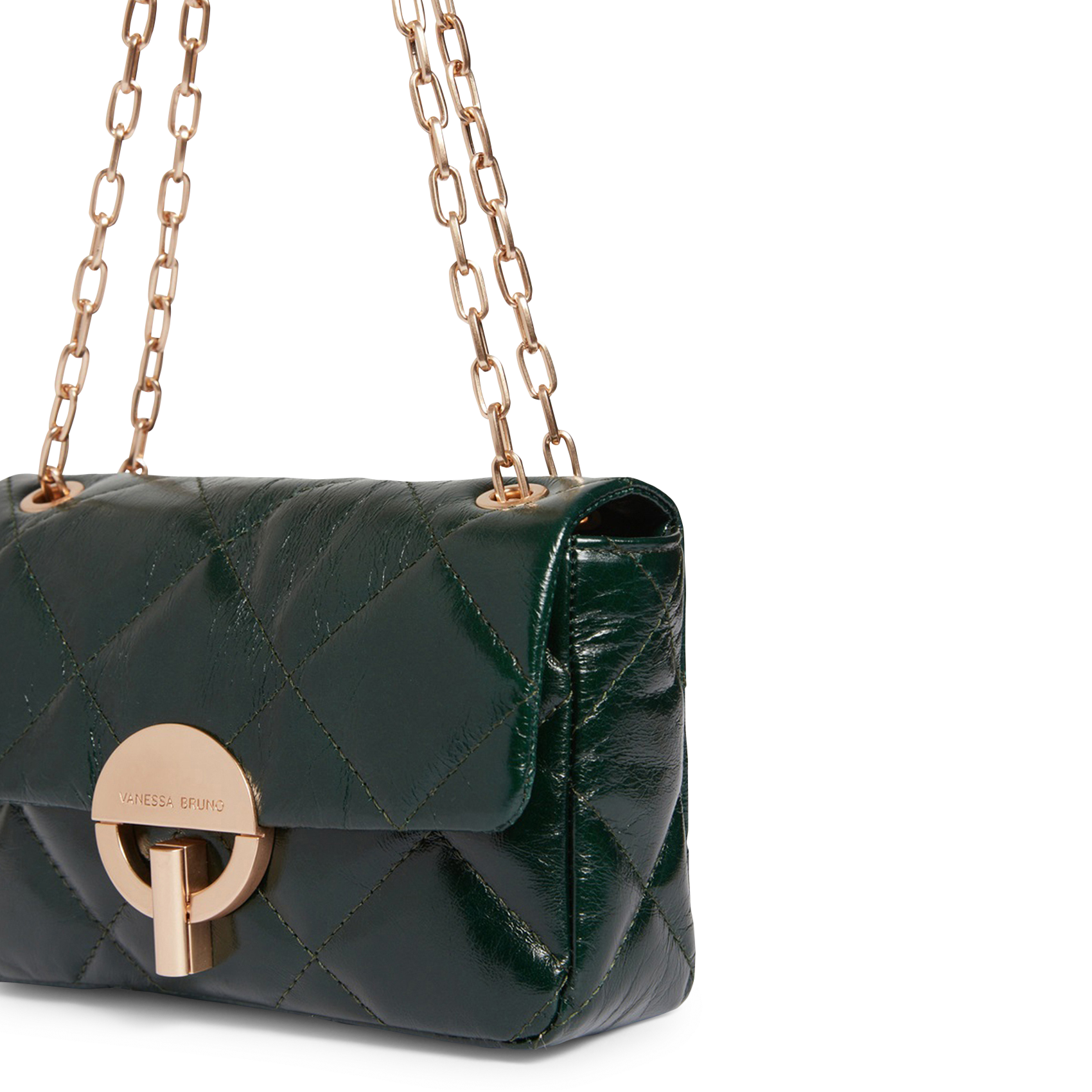 Sac bandoulière en cuir VANESSA BRUNO Vert