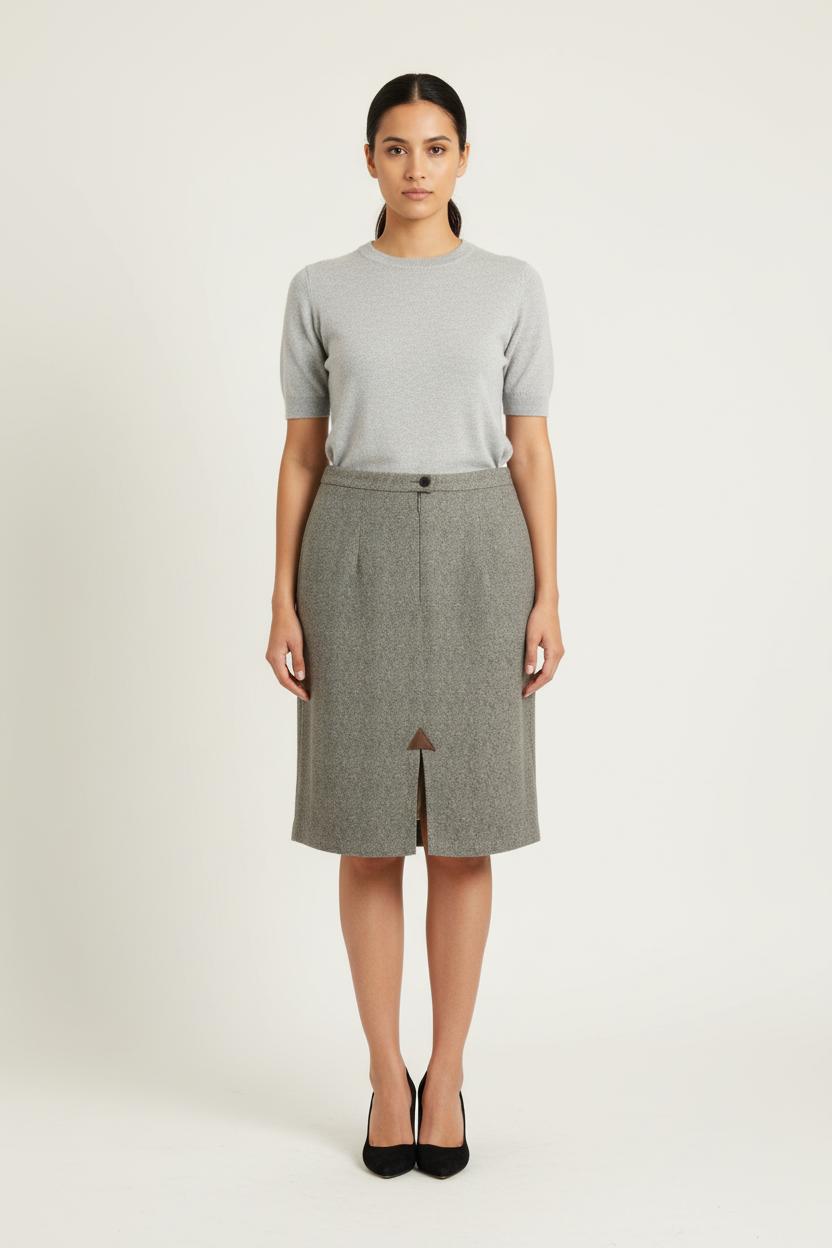 Short & midi skirt MAX MARA - Seconde Main Grey