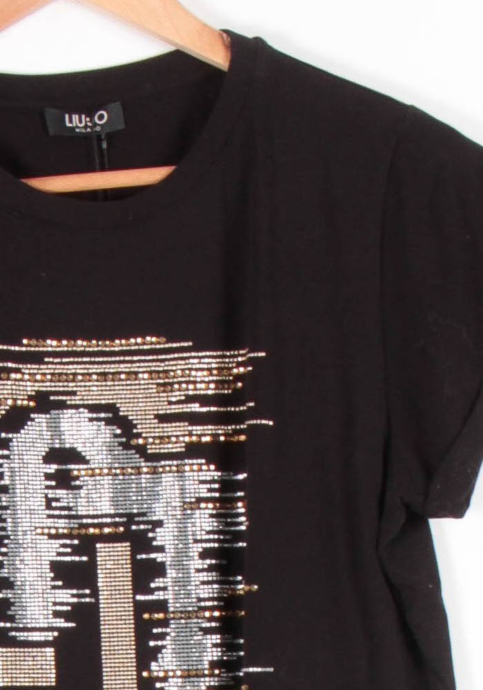 Tommy Badge T-shirt LIU JO - SECONDE MAIN Black