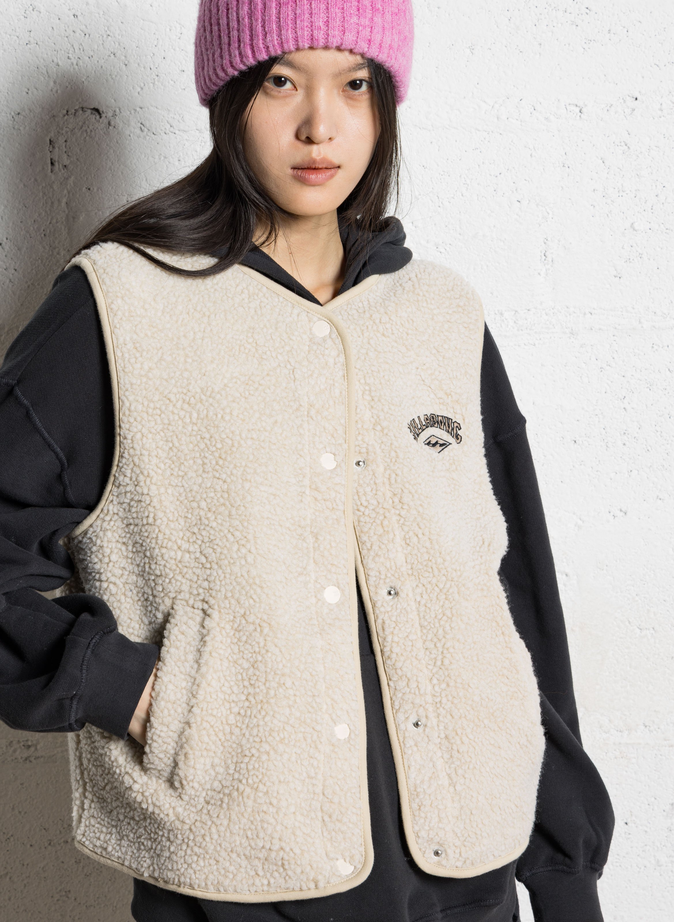 Gilet sans manches droit  BILLABONG Beige