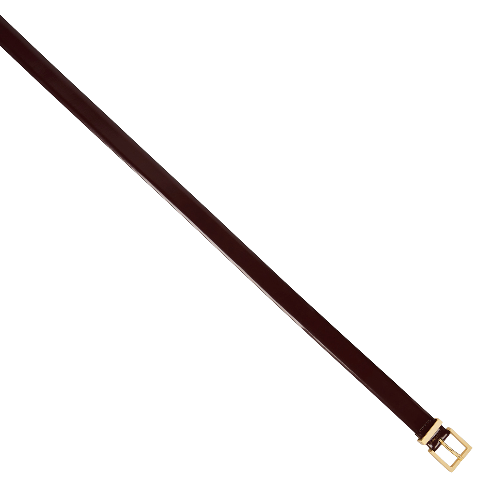 Ceinture unie en cuir  SANDRO Rouge