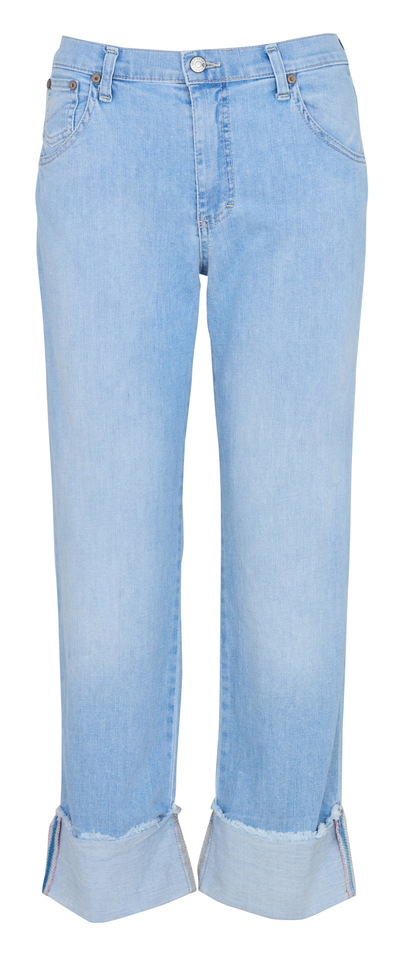 Jean droit en coton mélangé PLEASE Bleu