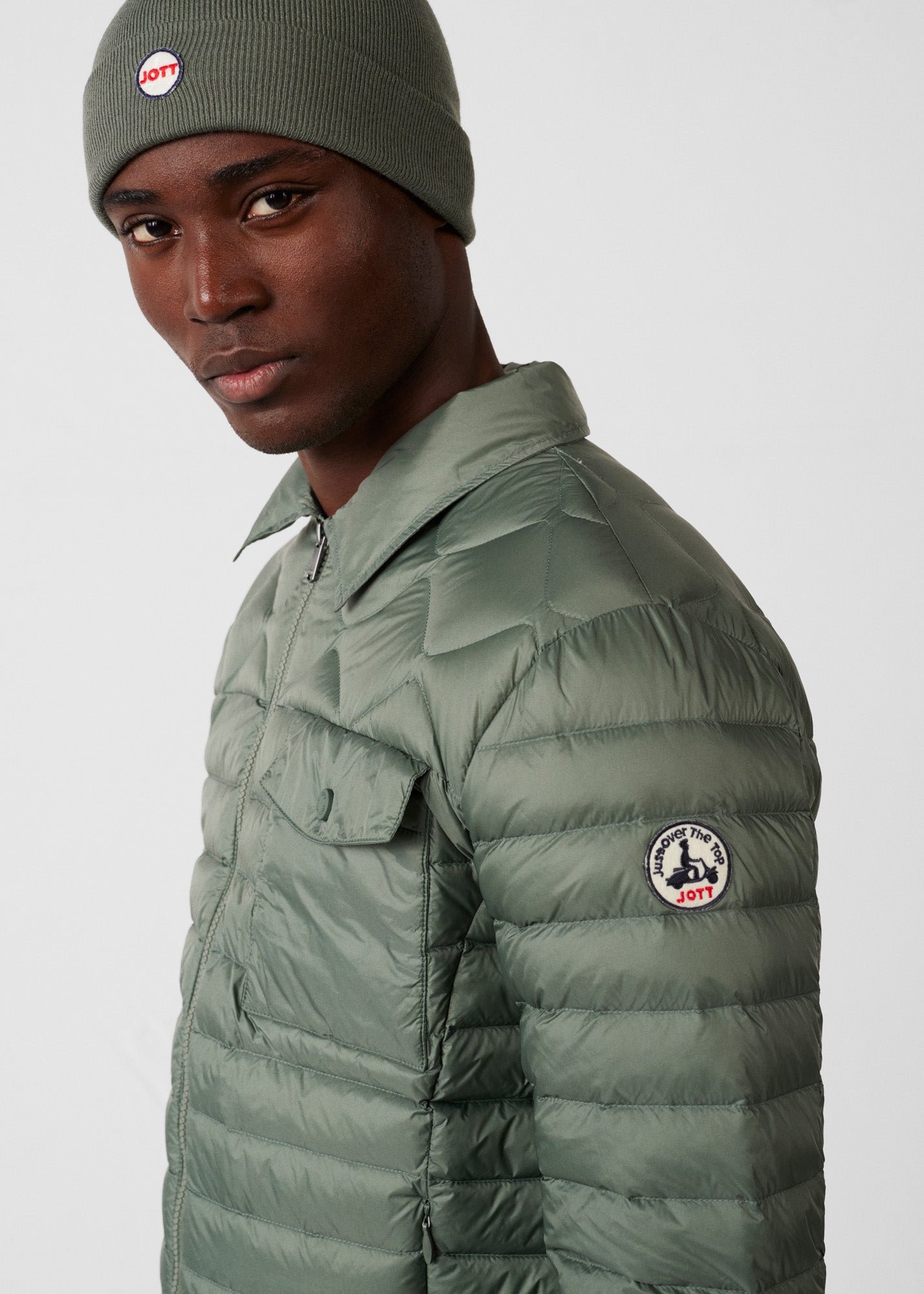 Jacket with shirt collar Ethan JOTT Green