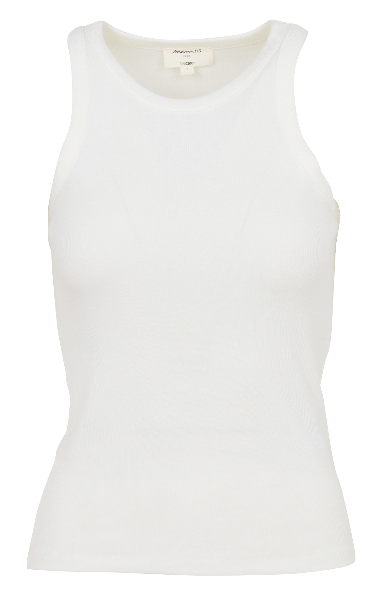 Cotton tank top MAISON 123 White