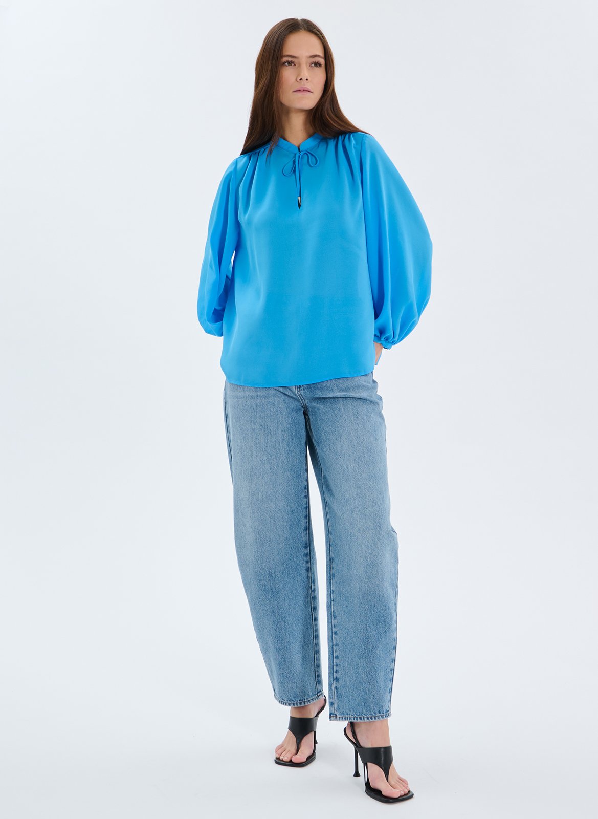 Flowy oversized blouse ZAPA Blue