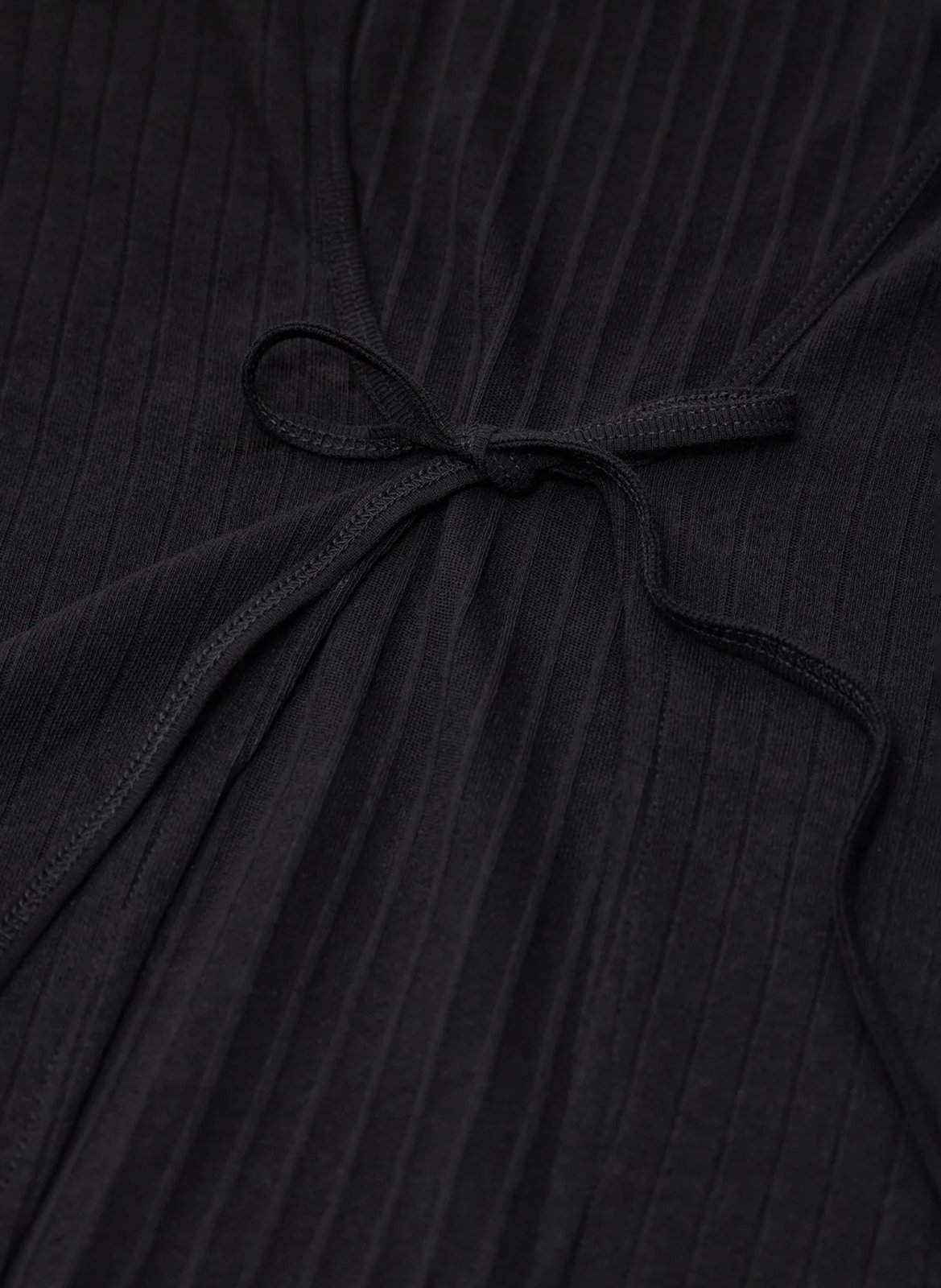 Top col rond en coton CLOSED Noir