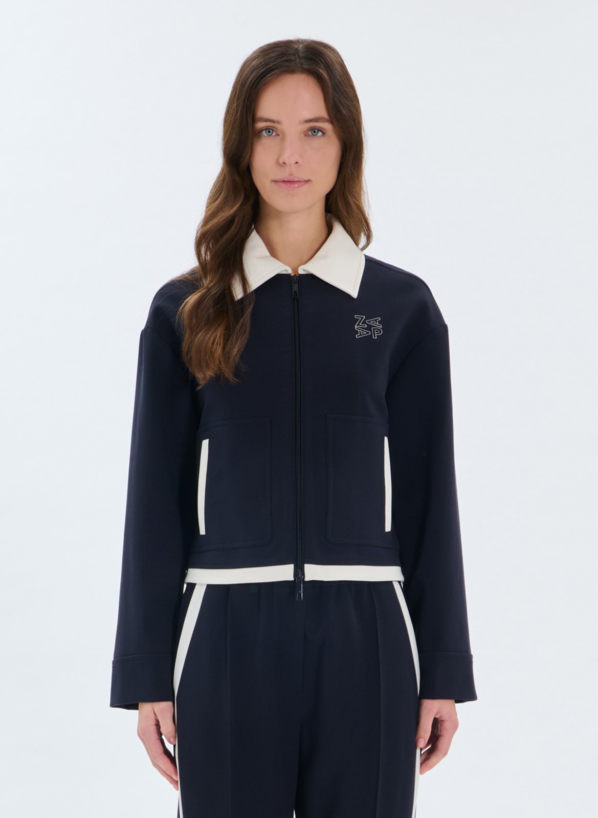 Veste col classique  ZAPA Bleu